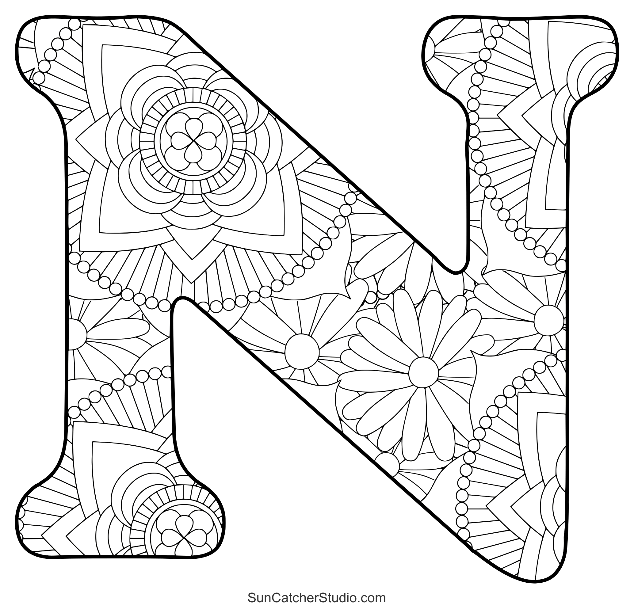 ABC Coloring Pages Free Alphabet Letter Colouring Sheets Free Printables Lettering SVG Files Tools Apps