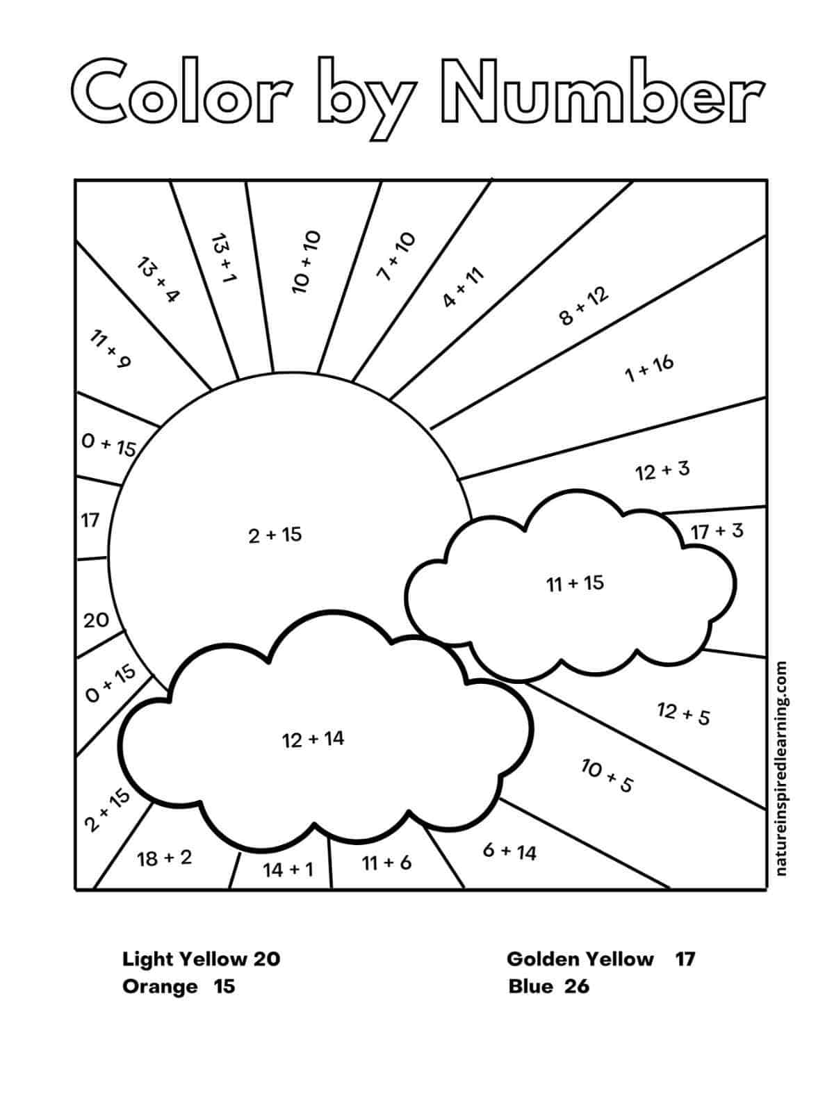 color by number addition color by number addition