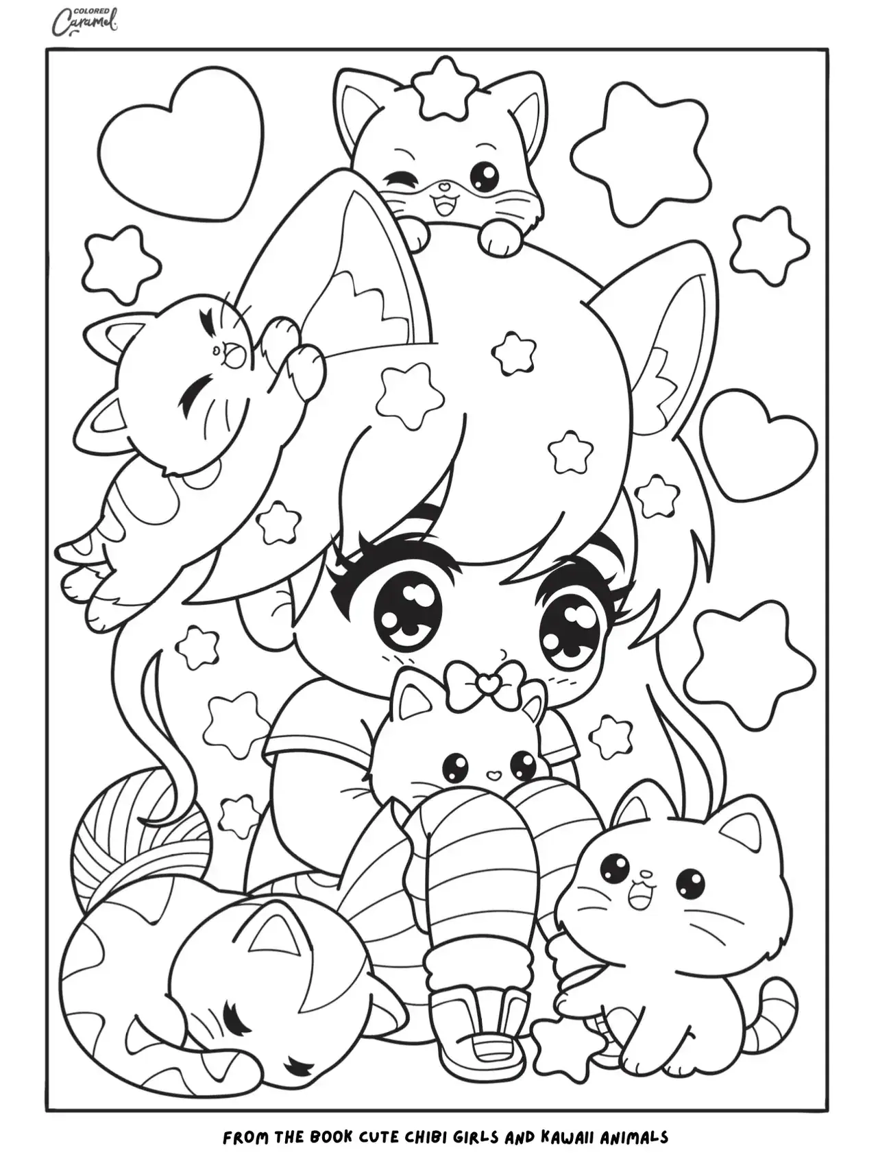 Adorable Kawaii Coloring Pages Free Printables For Endless Fun
