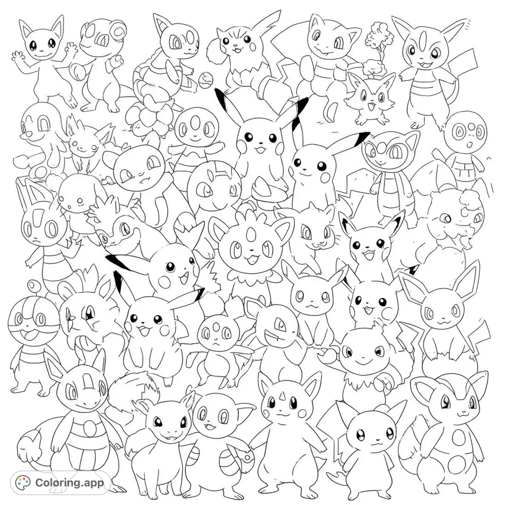 coloring pages pokemon characters coloring pages pokemon characters