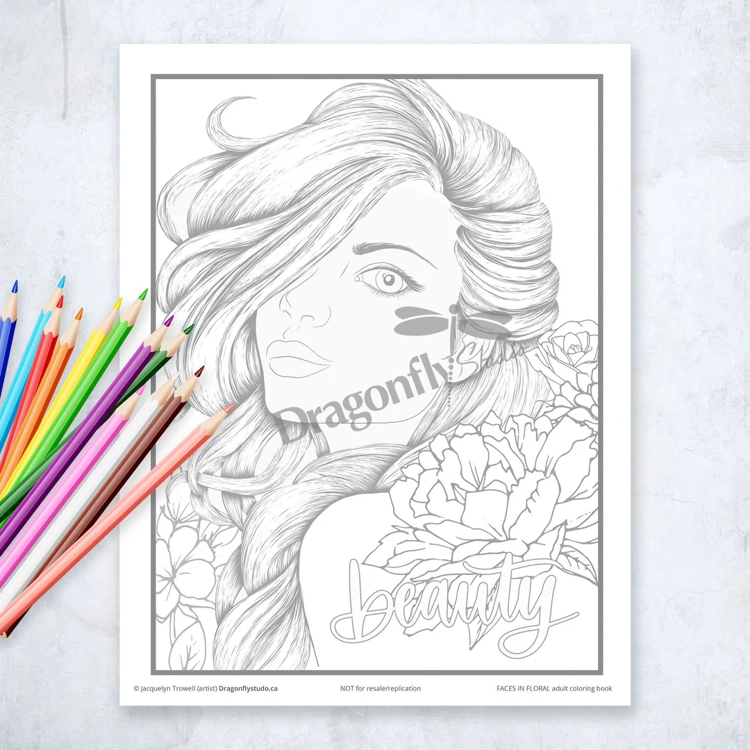 people coloring book pages