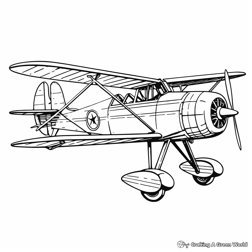 coloring pages for airplanes