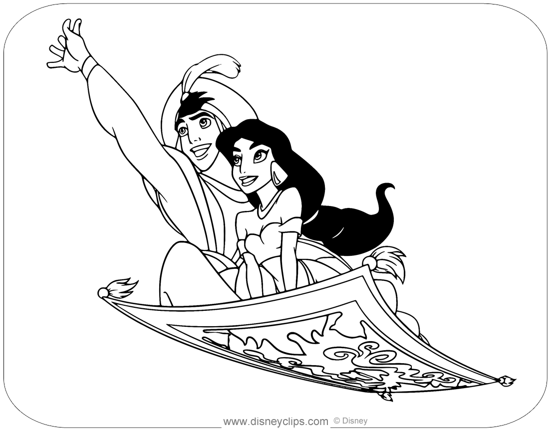 Aladdin Coloring Pages 3 Disneyclips Aladdin Coloring Pages 3 Disneyclips