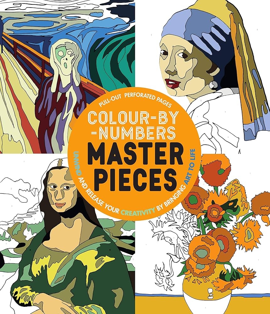 Amazon Color by number Masterpieces Unwind And Release Your Creativity By Bringing Art To Life 9781474838375 Parragon Books Ltd Books