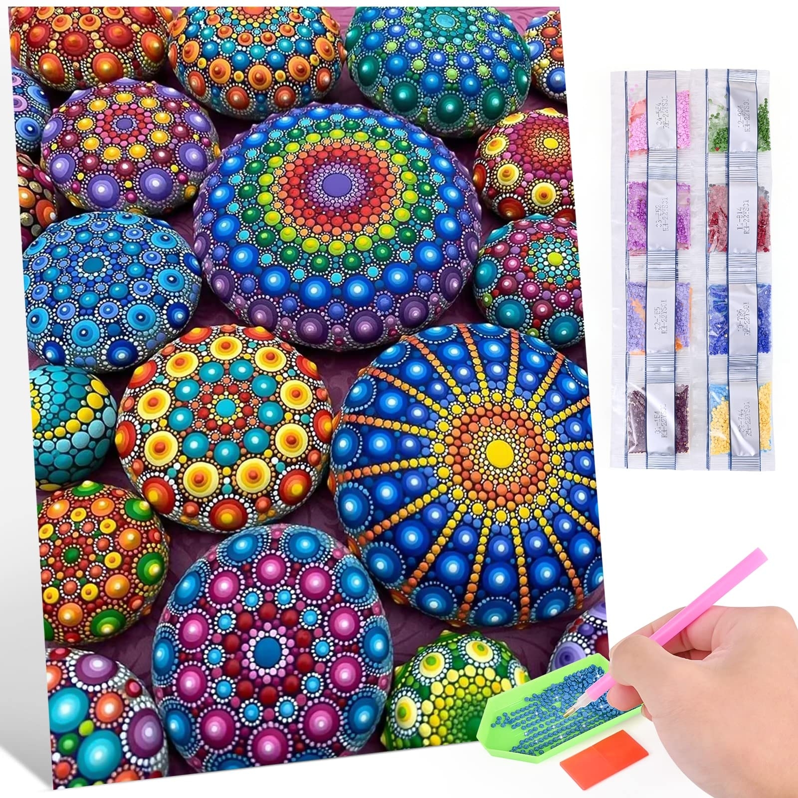 Amazon Colourful Artistry DIY 5D Diamond Painting By Number Kits Mandala Stones Diamond Crystal Gem Art Painting With Full Drill Round Diamond Perfect For Home Wall Decor Birthday Gifts For Women Amazon Colourful Artistry DIY 5D Diamond Painting By Number Kits Mandala Stones Diamond Crystal Gem Art Painting With Full Drill Round Diamond Perfect For Home Wall Decor Birthday Gifts For Women