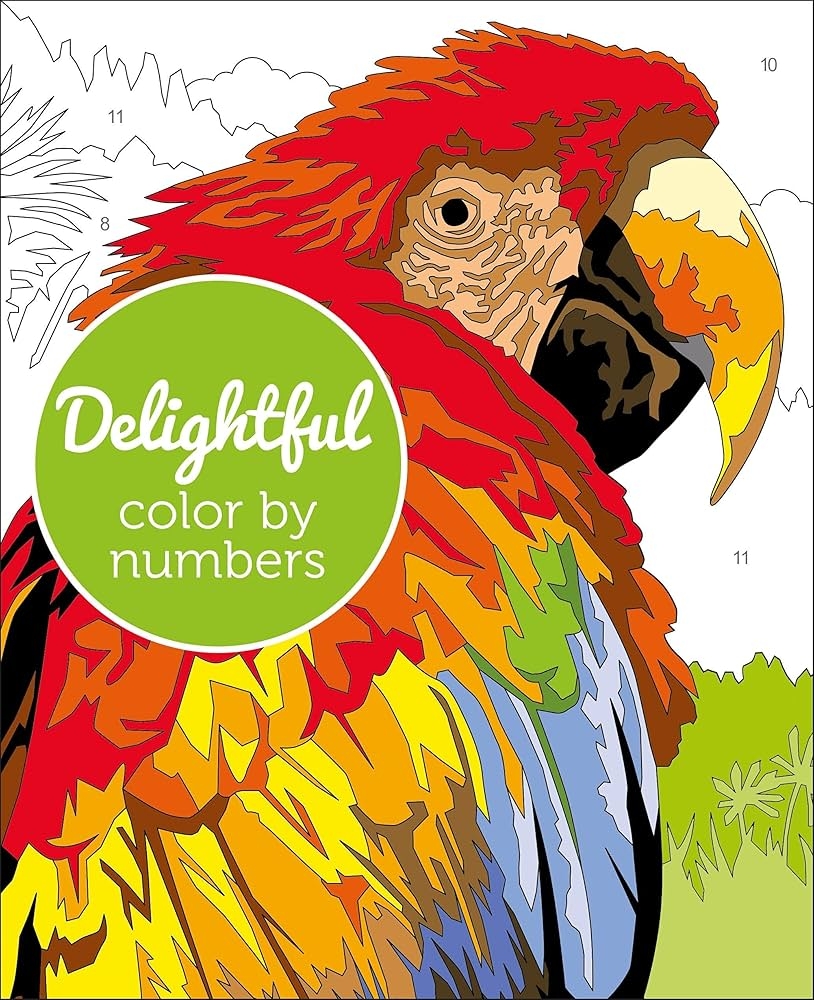 adult color by number books