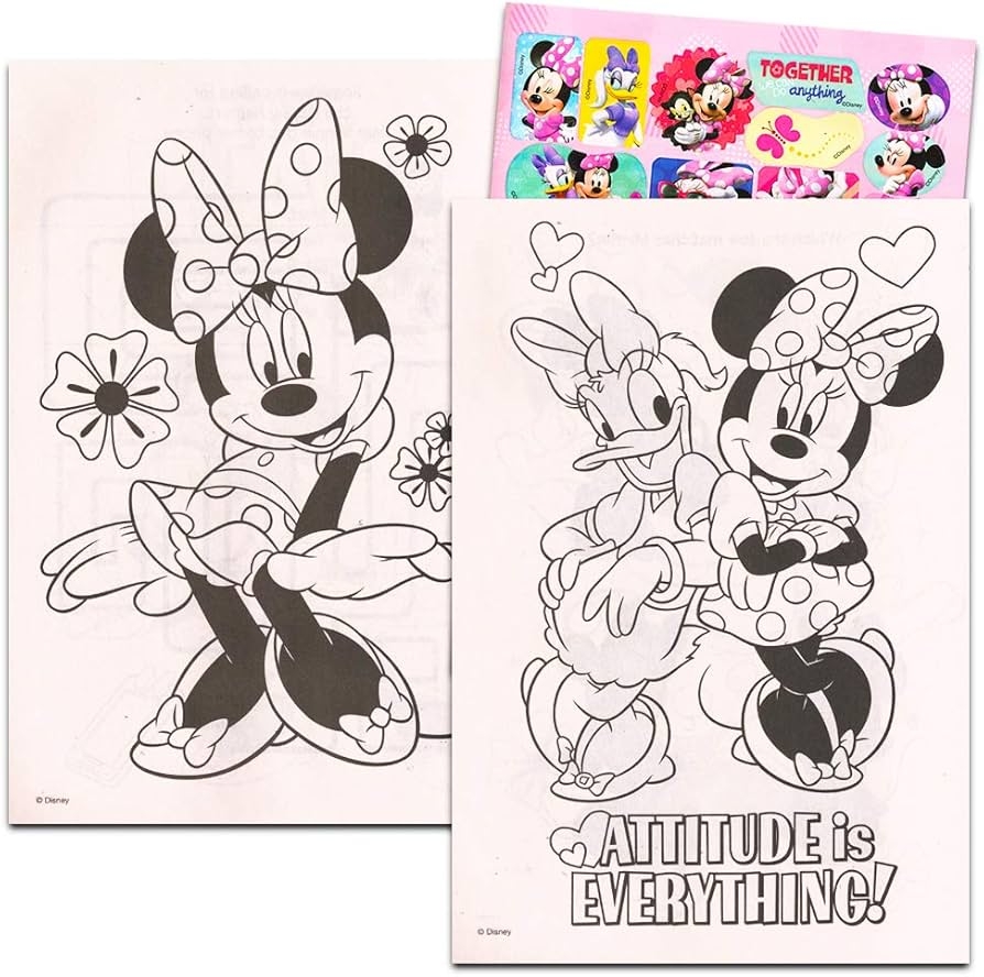Amazon Disney Minnie Mouse Coloring Book It s All About Minnie Toys Games