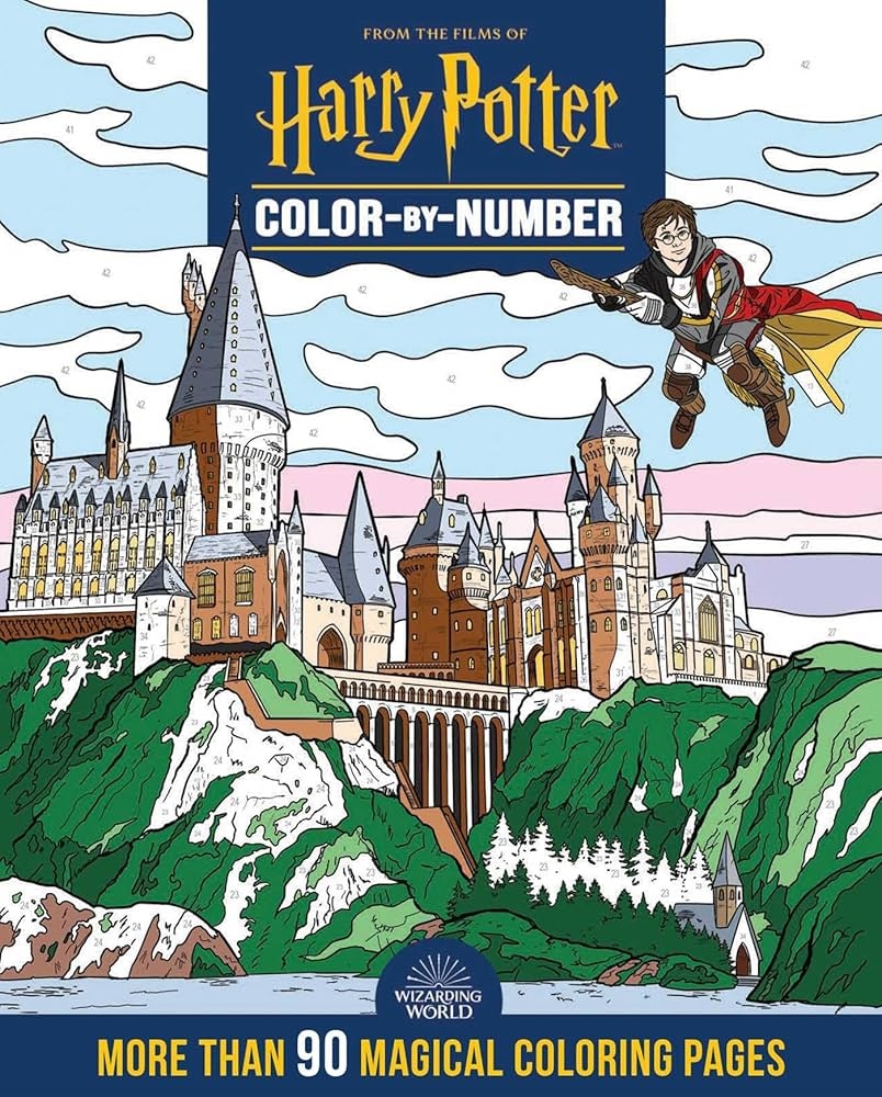 Amazon Harry Potter Color by Number 9781667206325 Editors Of Thunder Bay Press Books