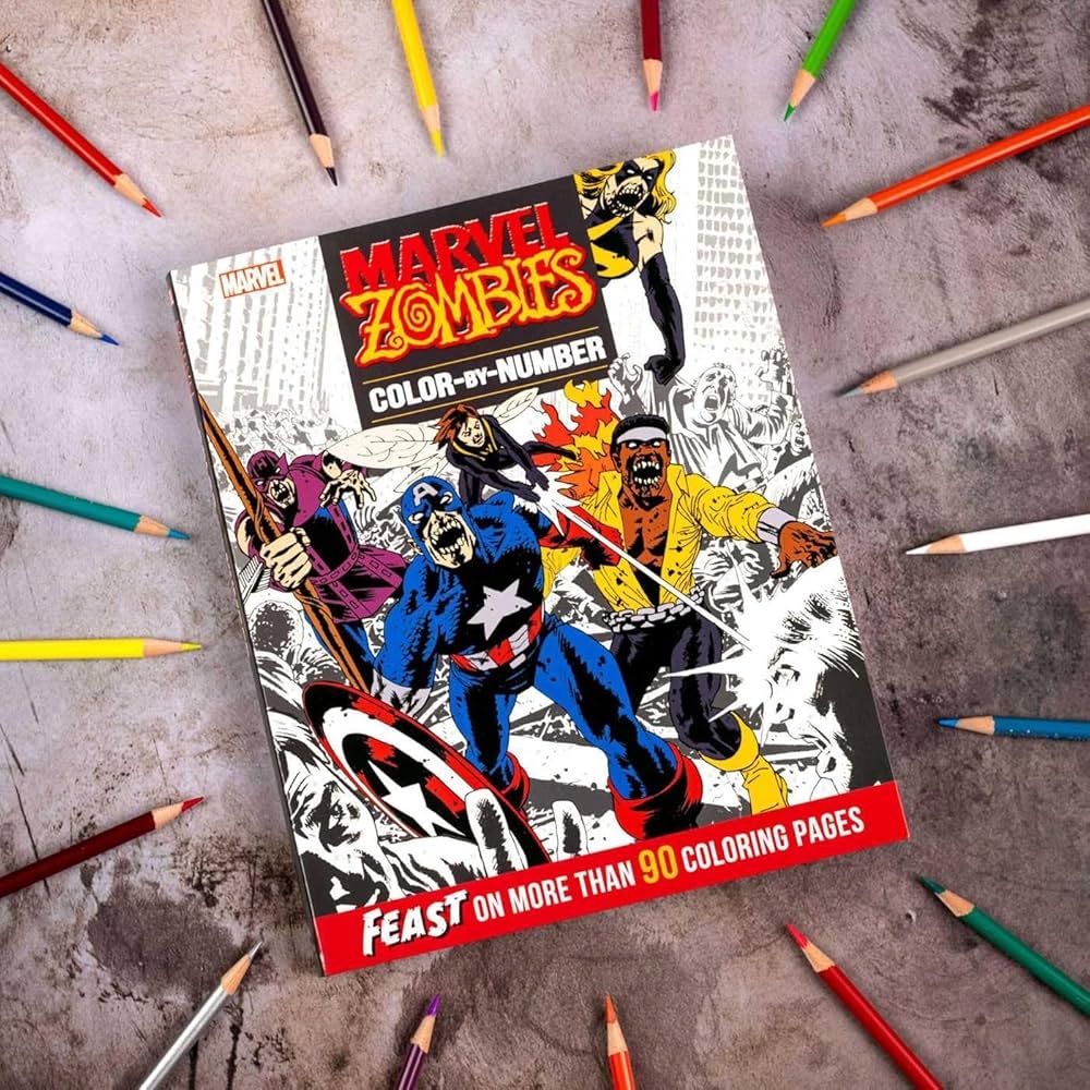 color by number marvel color by number marvel