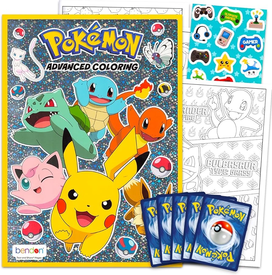 Amazon Pokemon Coloring Book For Kids Teens Bundle With Pokemon Advanced Coloring Book Plus Pokemon Cards For Boys Pokemon Coloring Set Toys Games Amazon Pokemon Coloring Book For Kids Teens Bundle With Pokemon Advanced Coloring Book Plus Pokemon Cards For Boys Pokemon Coloring Set Toys Games