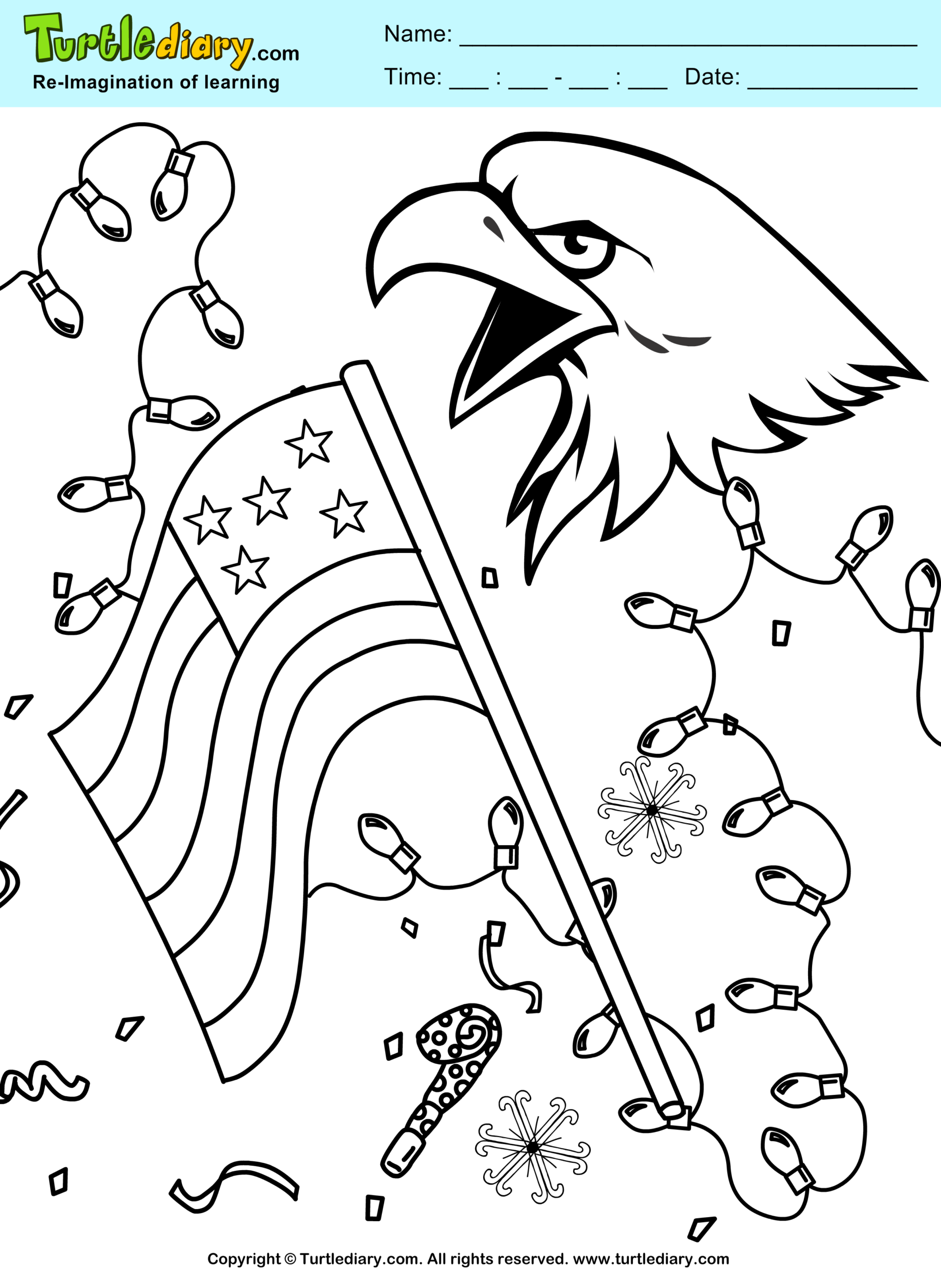 color sheet of american flag color sheet of american flag