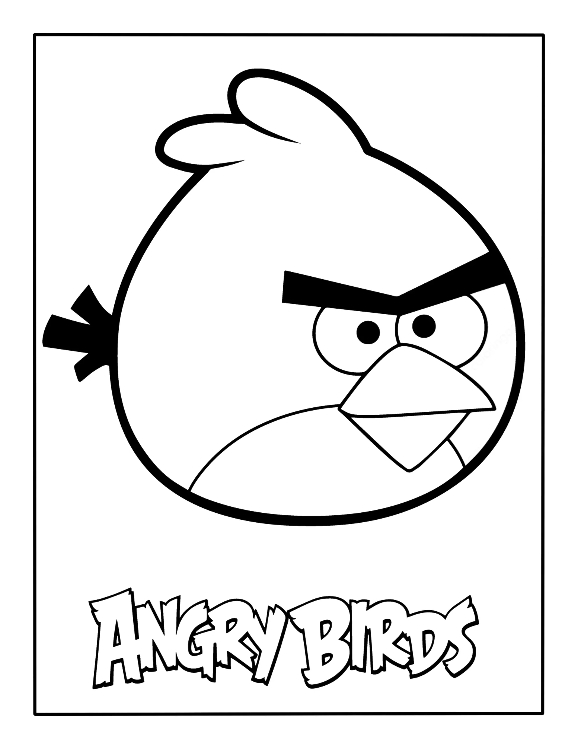 Angry Birds Coloring Page Kimmi The Clown