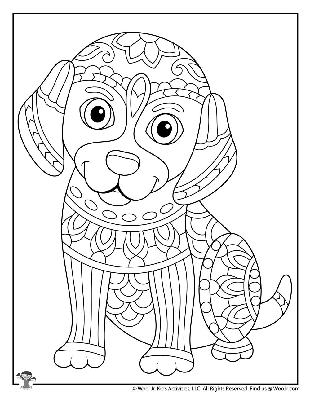 Animal Coloring Pages For Adults Teens Woo Jr Kids Activities Children s Publishing
