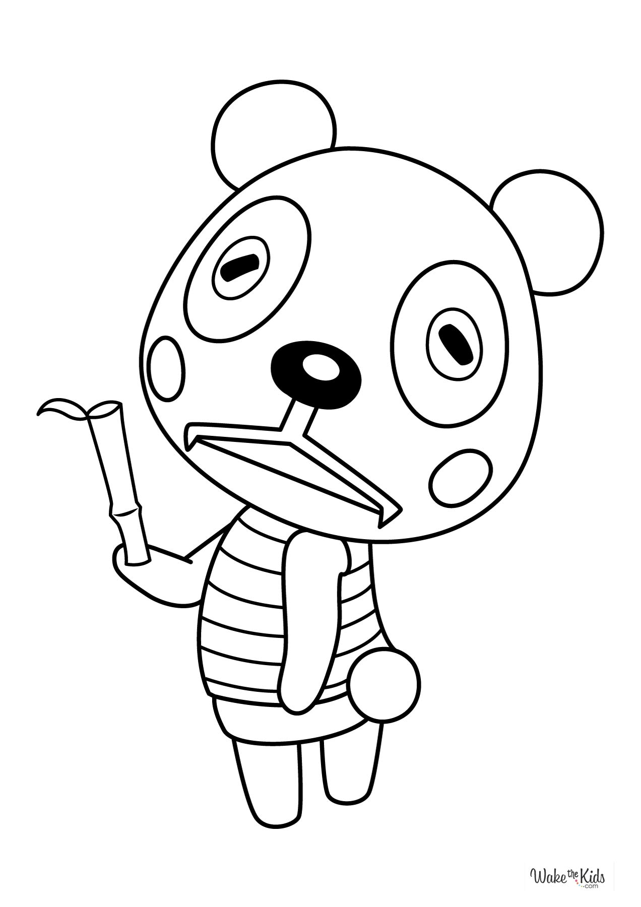 Animal Crossing Coloring Pages Free Printable PDFs WakeTheKids