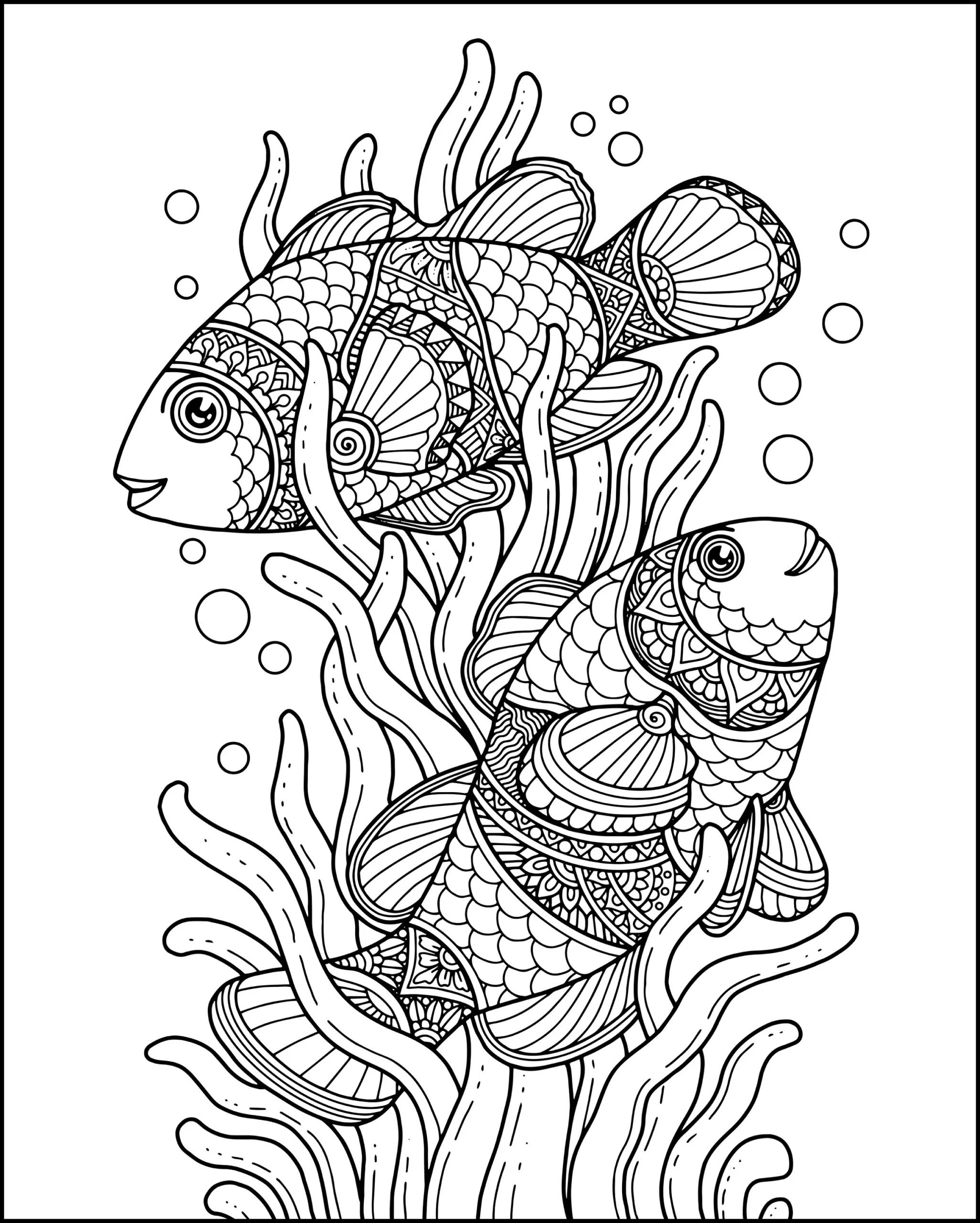 free animal coloring pages for adults