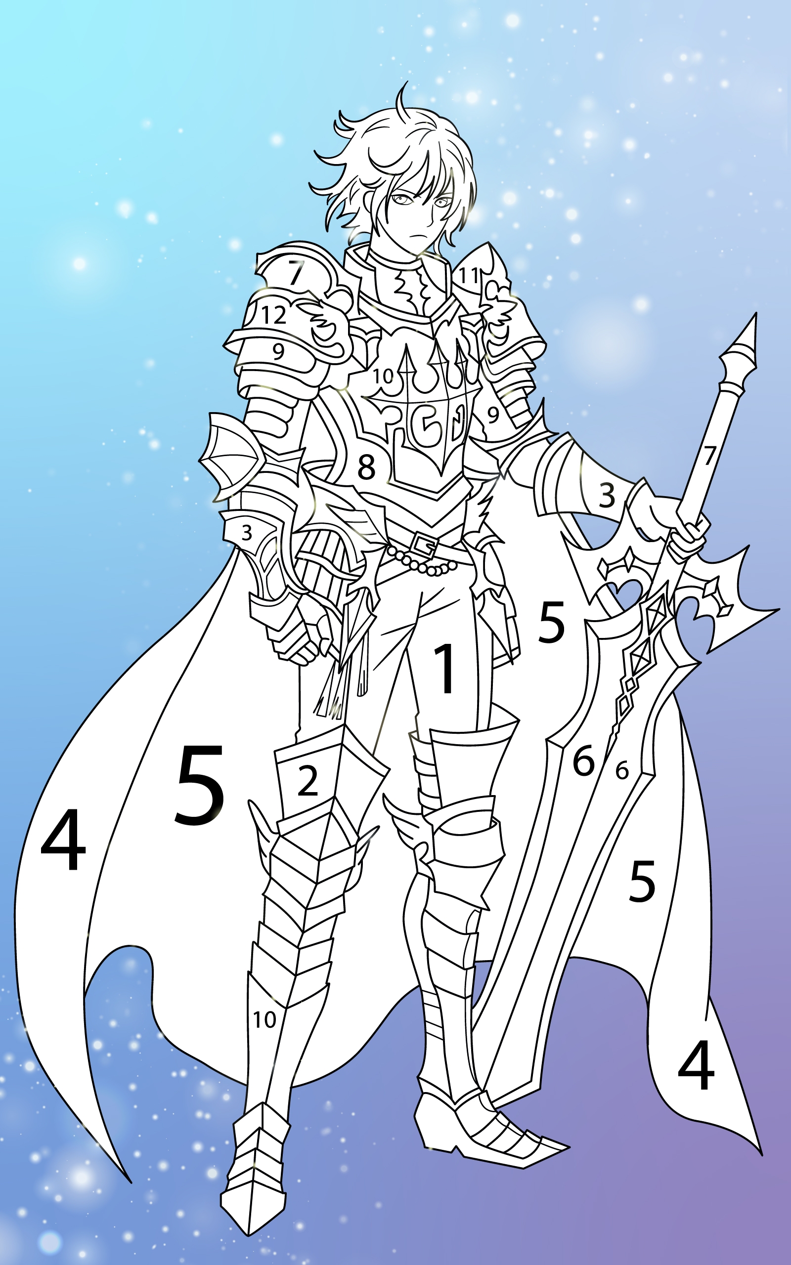 Anime Fantasy Color By Numbers App On Amazon Appstore