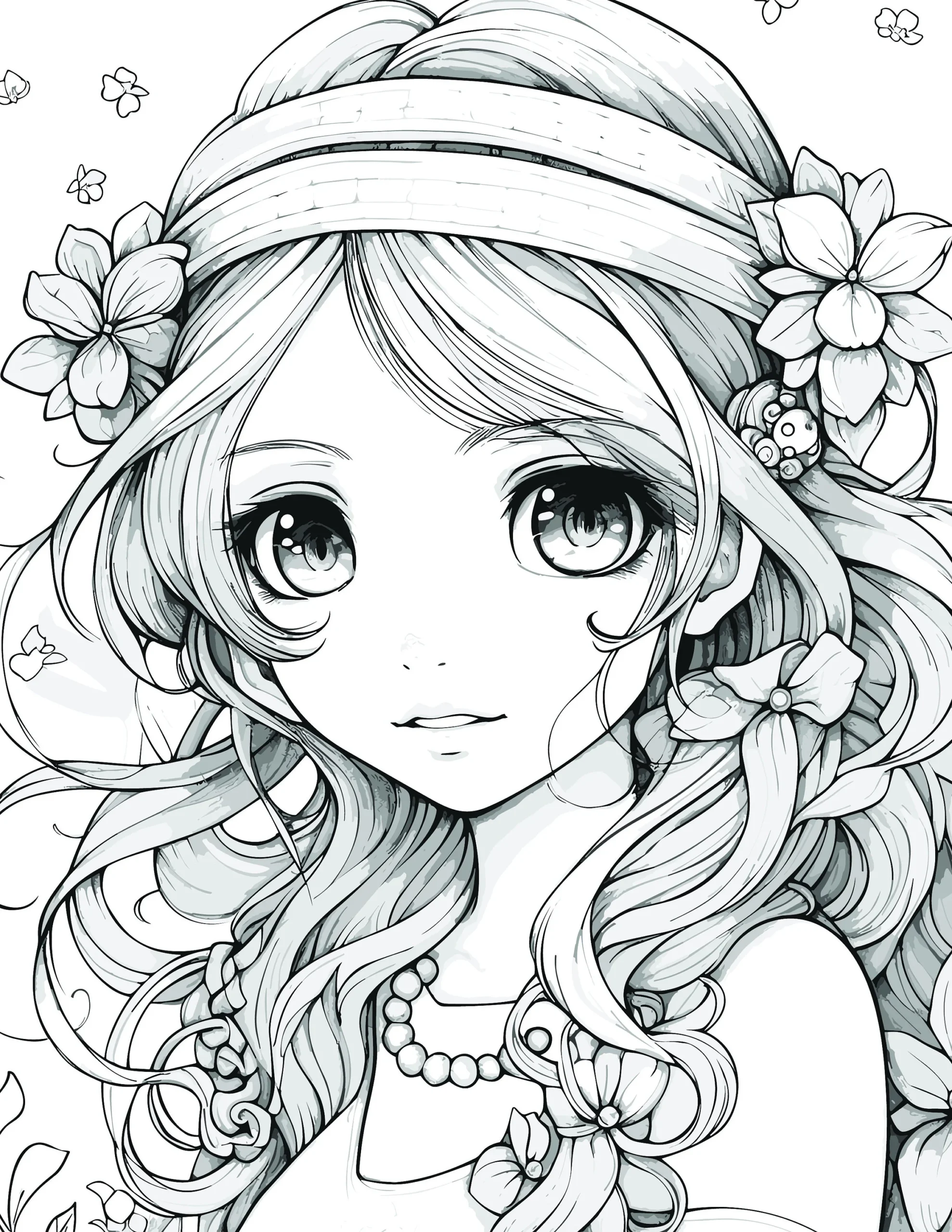 anime coloring pages for adults