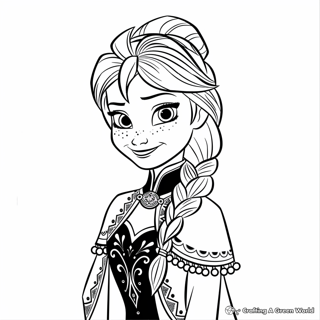 Anna Coloring Pages Free Printable 