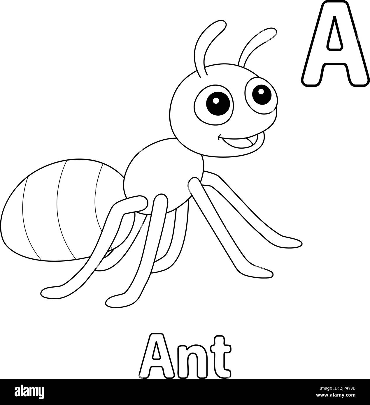 Ant Coloring Sheet Hi res Stock Photography And Images Alamy
