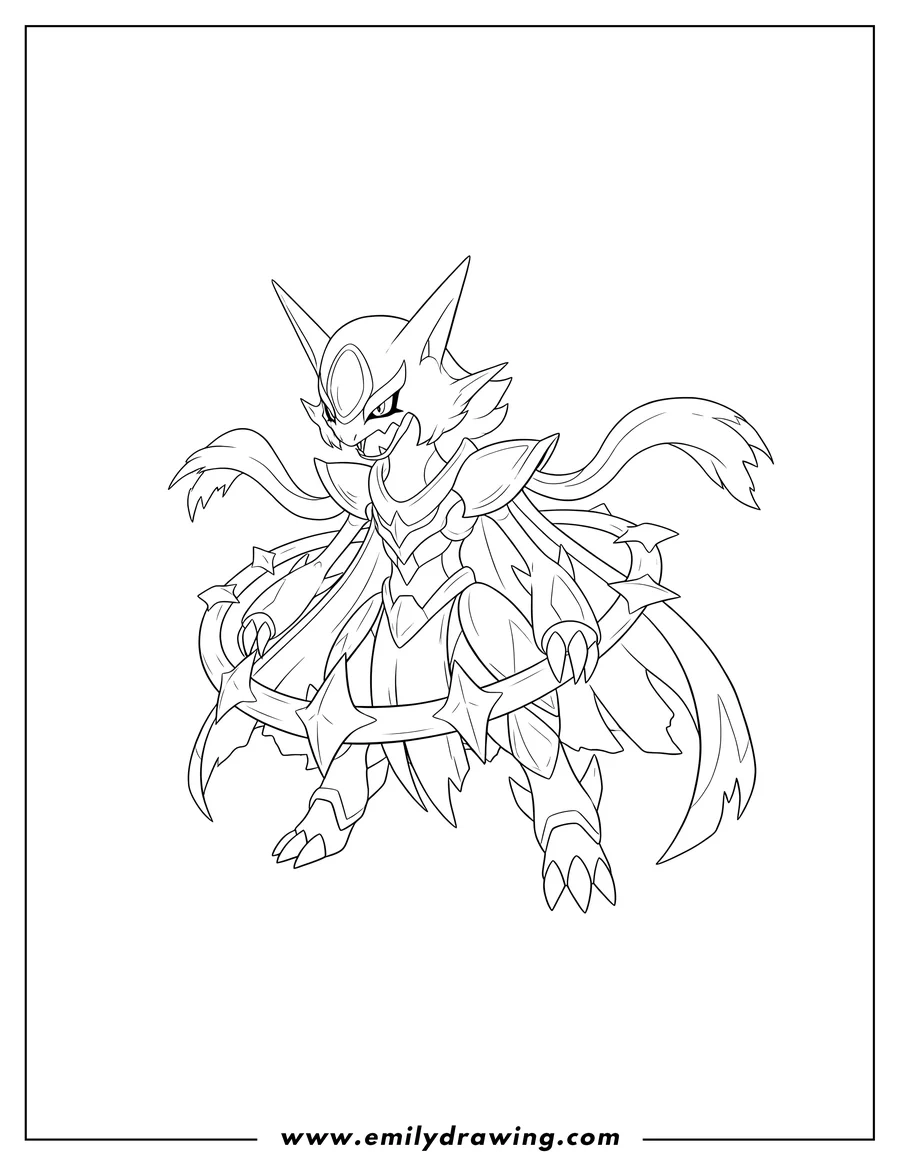 Arceus Coloring Pages Emily Drawing