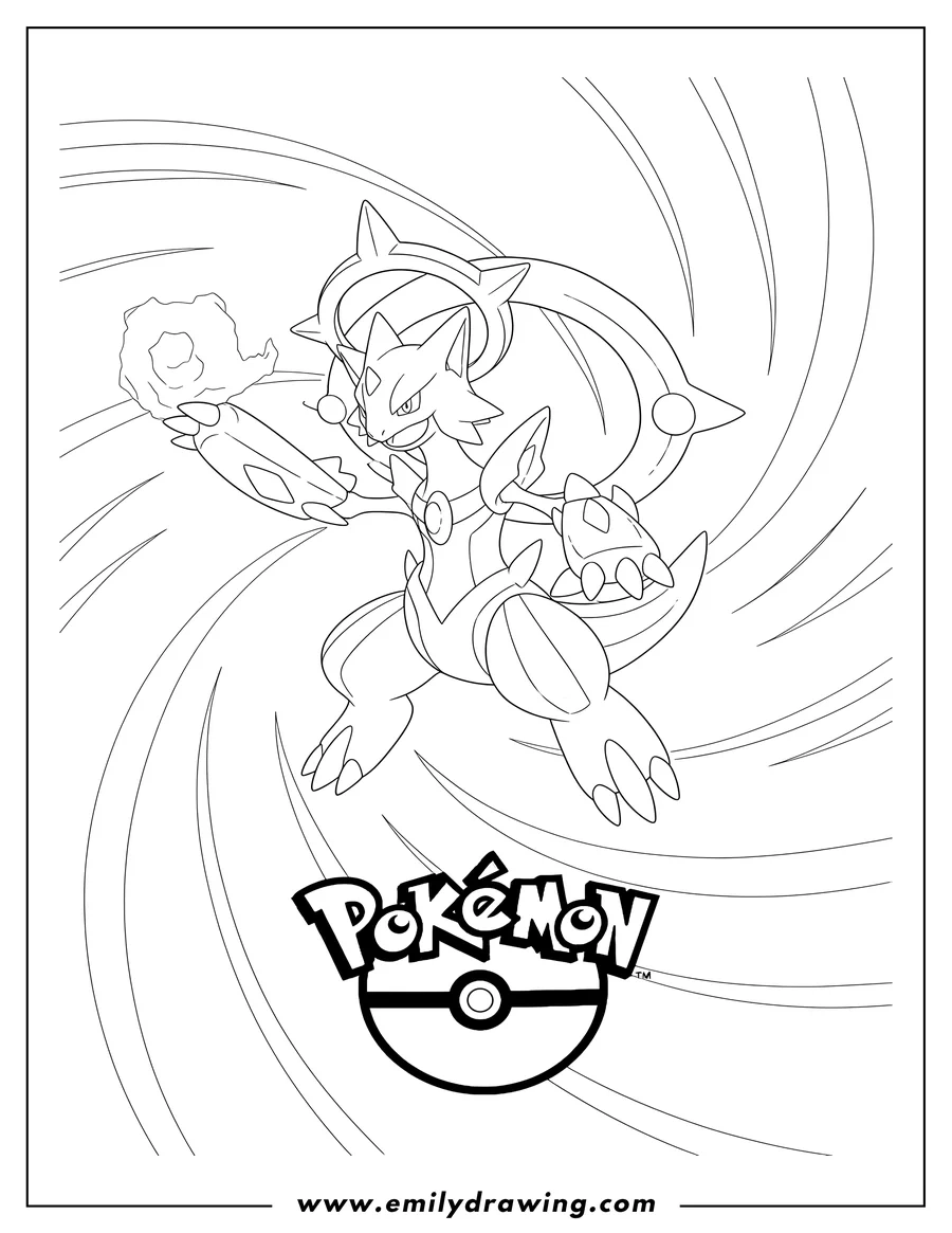 Arceus Coloring Pages Emily Drawing