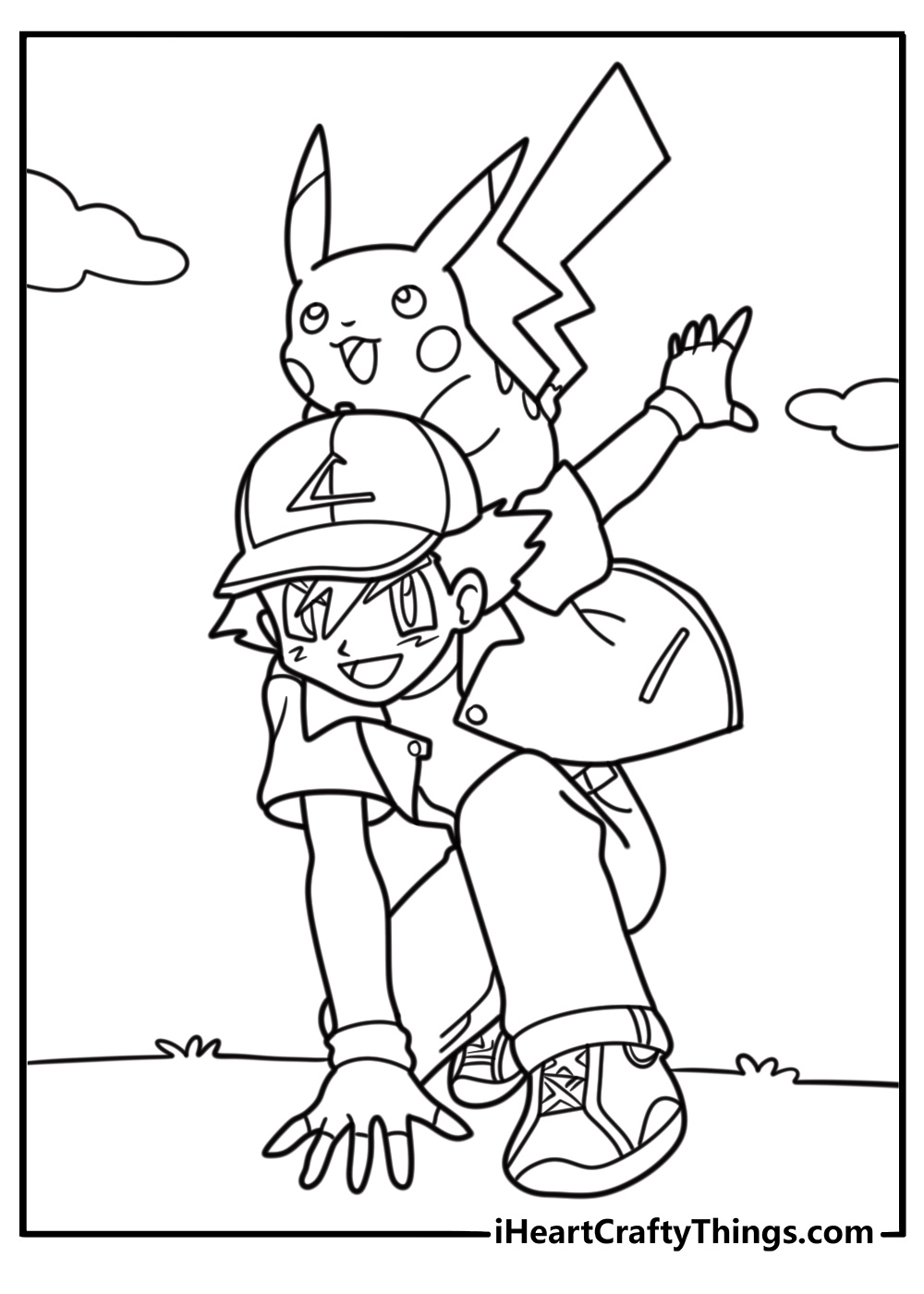 Ash Ketchum Coloring Pages 25 Fre Printable Sheets For Kids