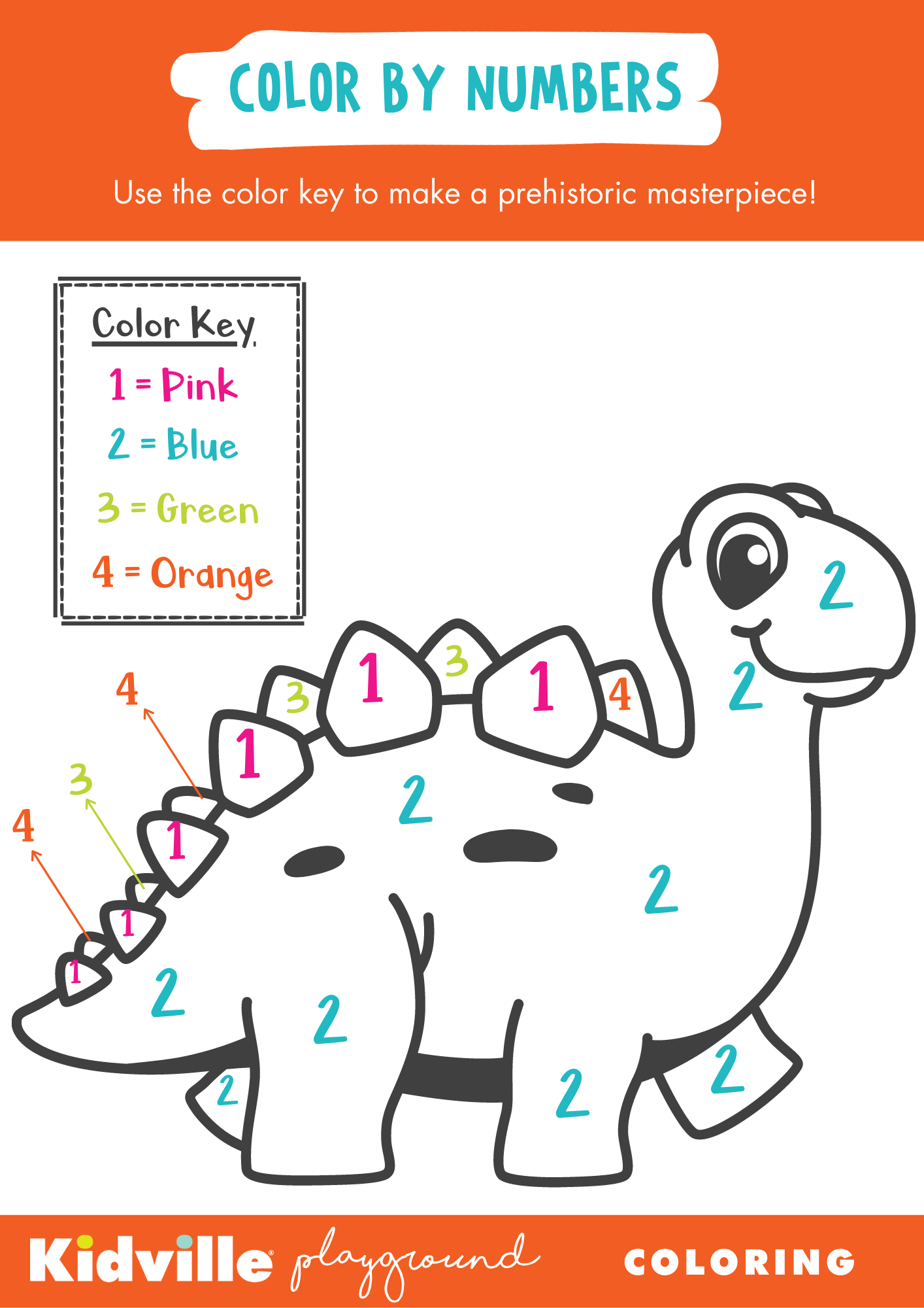 At Home Art Resource Color By Numbers Kidville