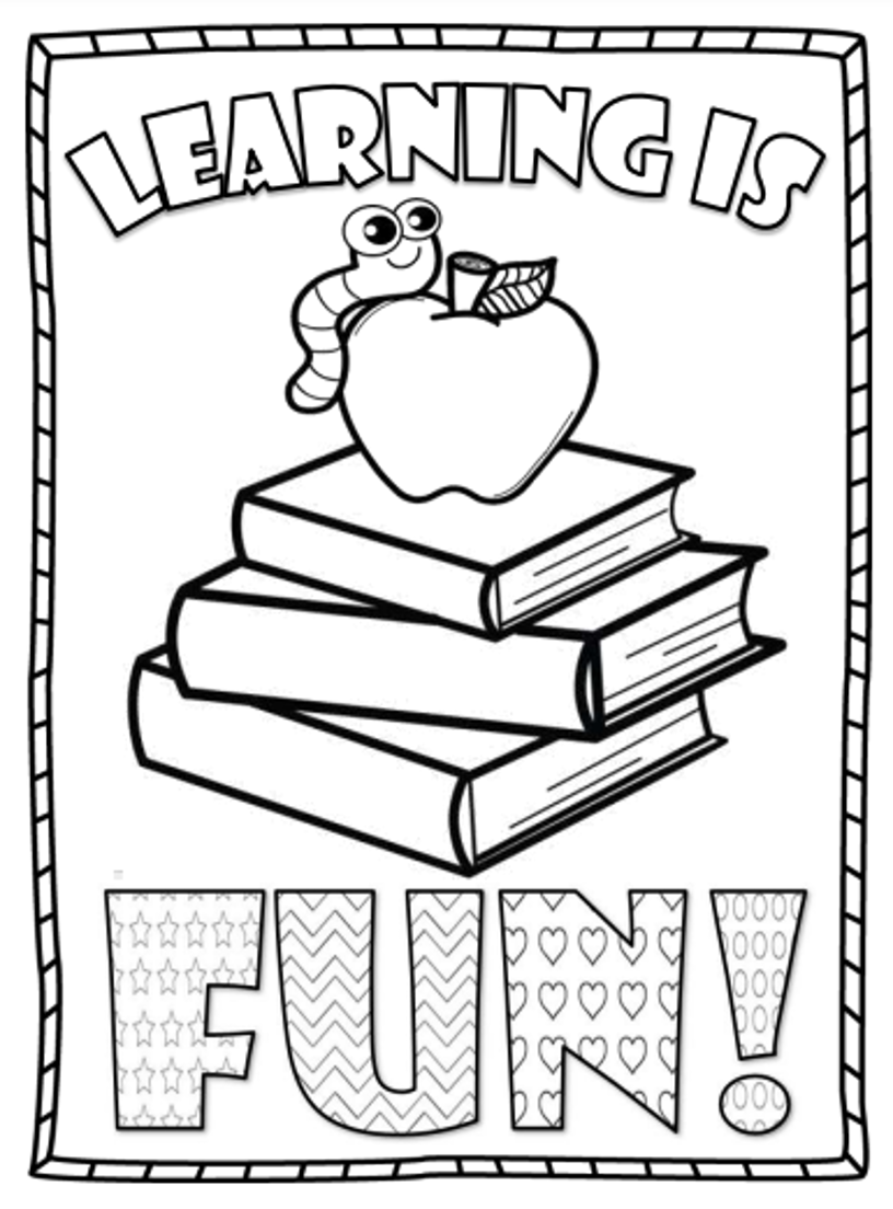 Back To School Coloring Pages Made By Teachers