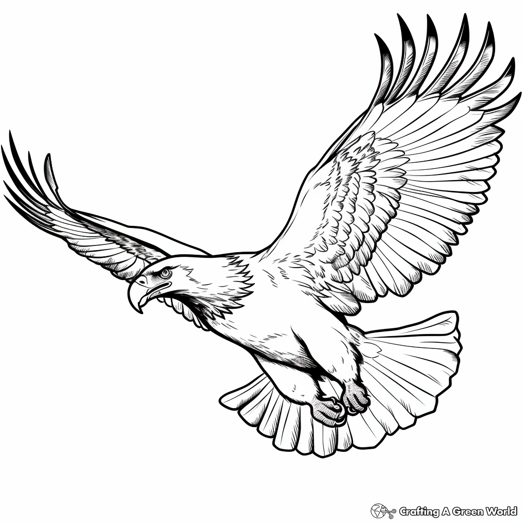bald eagle coloring page bald eagle coloring page