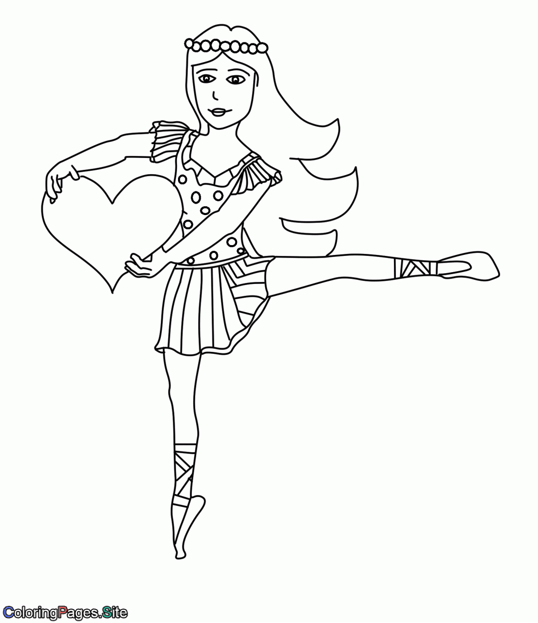 ballerina princess coloring pages