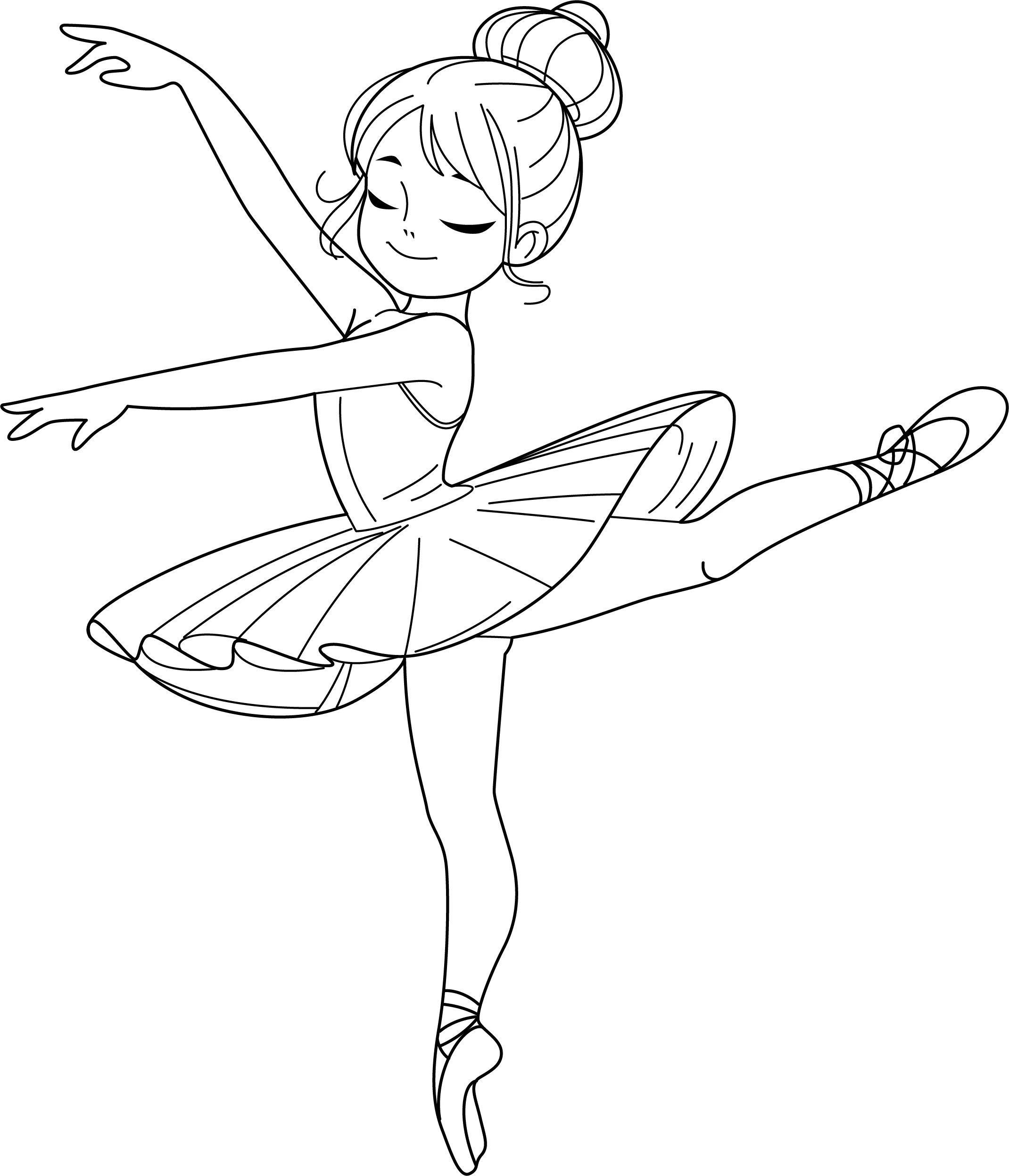 Ballet Dance Coloring Page Free Coloring Page Printable Ballet Dance Coloring Page Free Coloring Page Printable