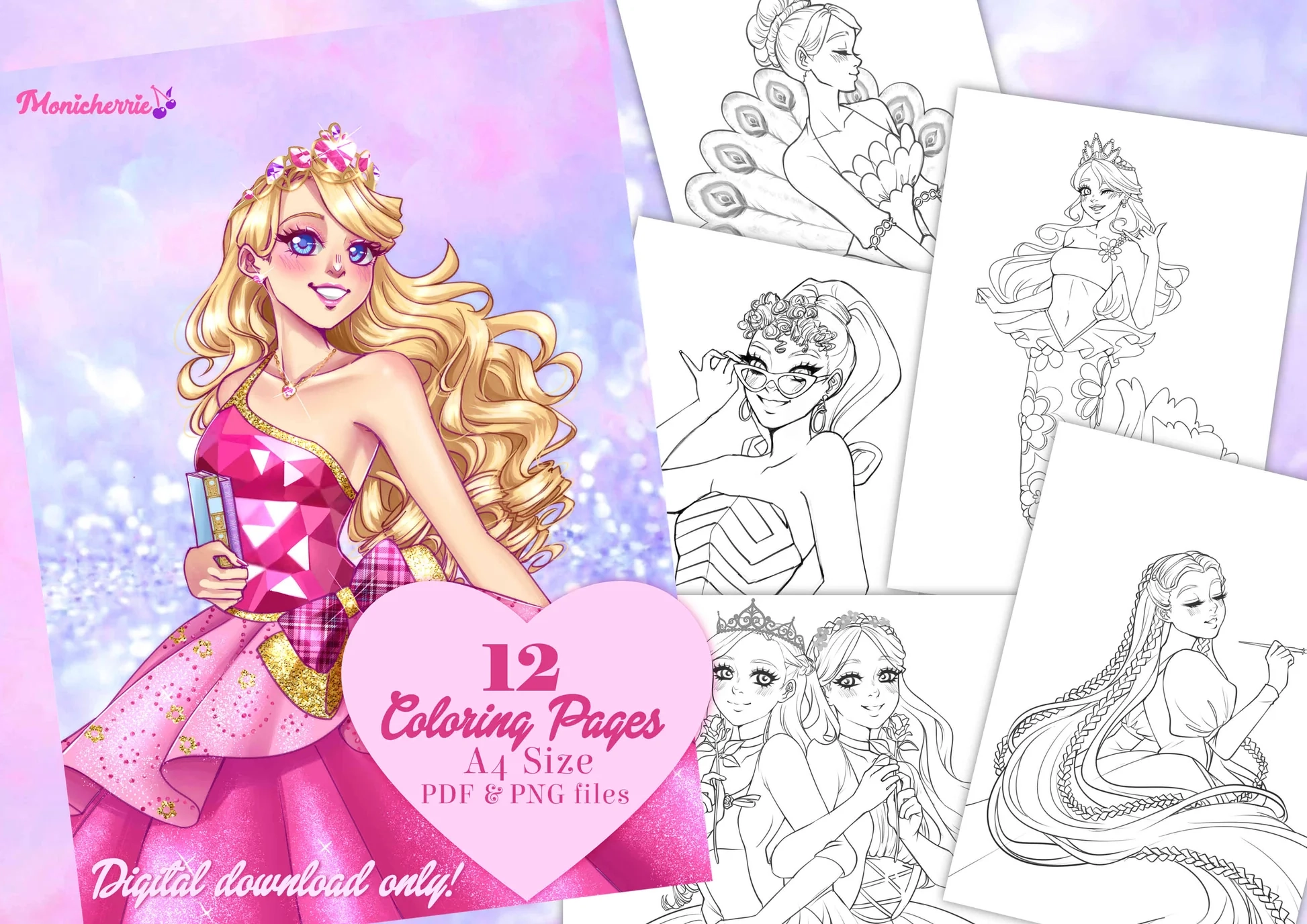 Barbie Doll Princess Coloring Pages Monicherrie