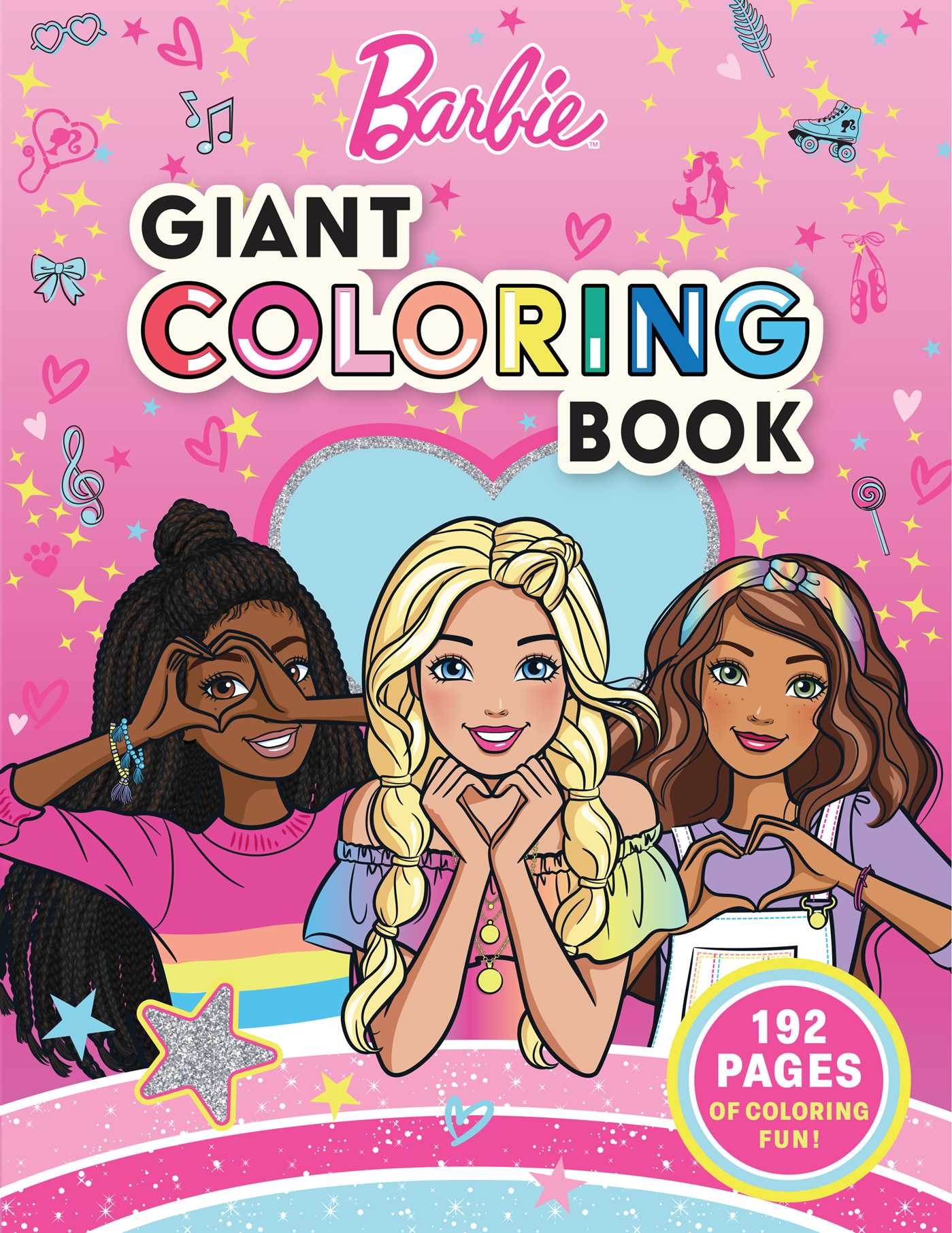 Barbie Giant Coloring Book Book By Mattel Official Publisher Page Simon Schuster
