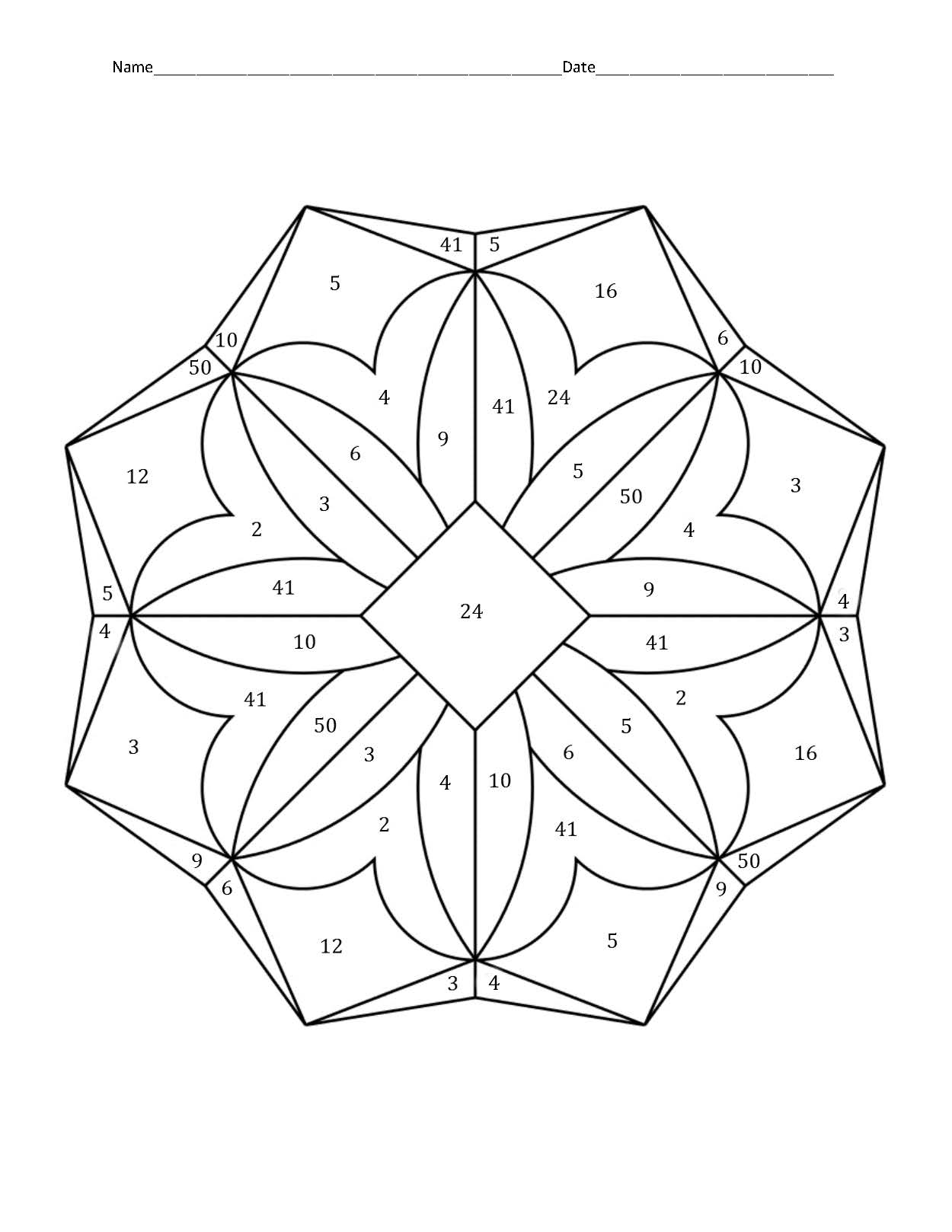 Basic Order Of Operations Color By Number Classful Basic Order Of Operations Color By Number Classful