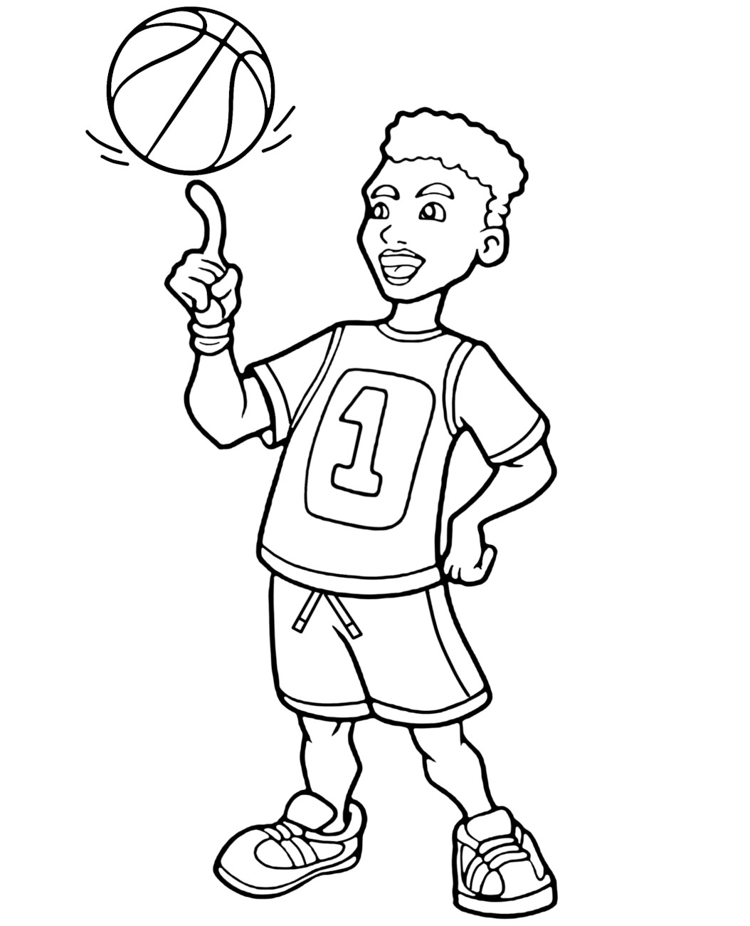 Basketball Player Coloring Page By Topcoloringpages On DeviantArt
