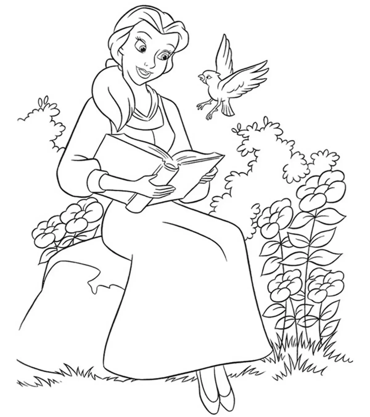 Beauty And The Beast Coloring Pages 10 Free Printables