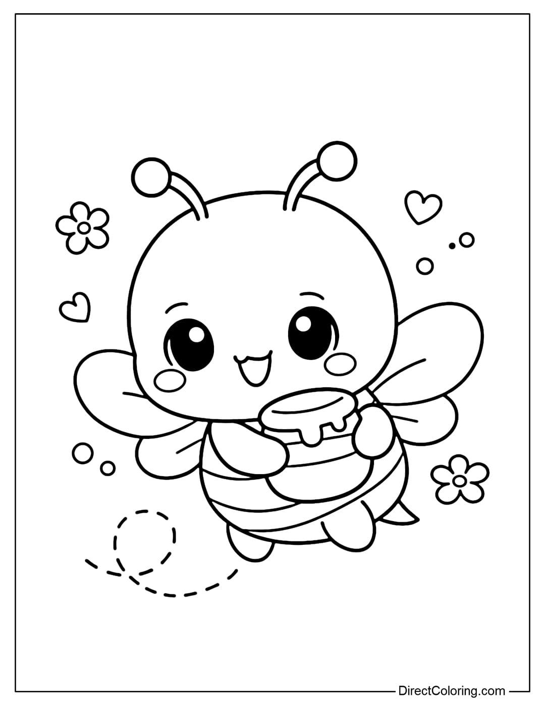 Bee Coloring Pages Free PDF To Download And Print Bee Coloring Pages Free PDF To Download And Print