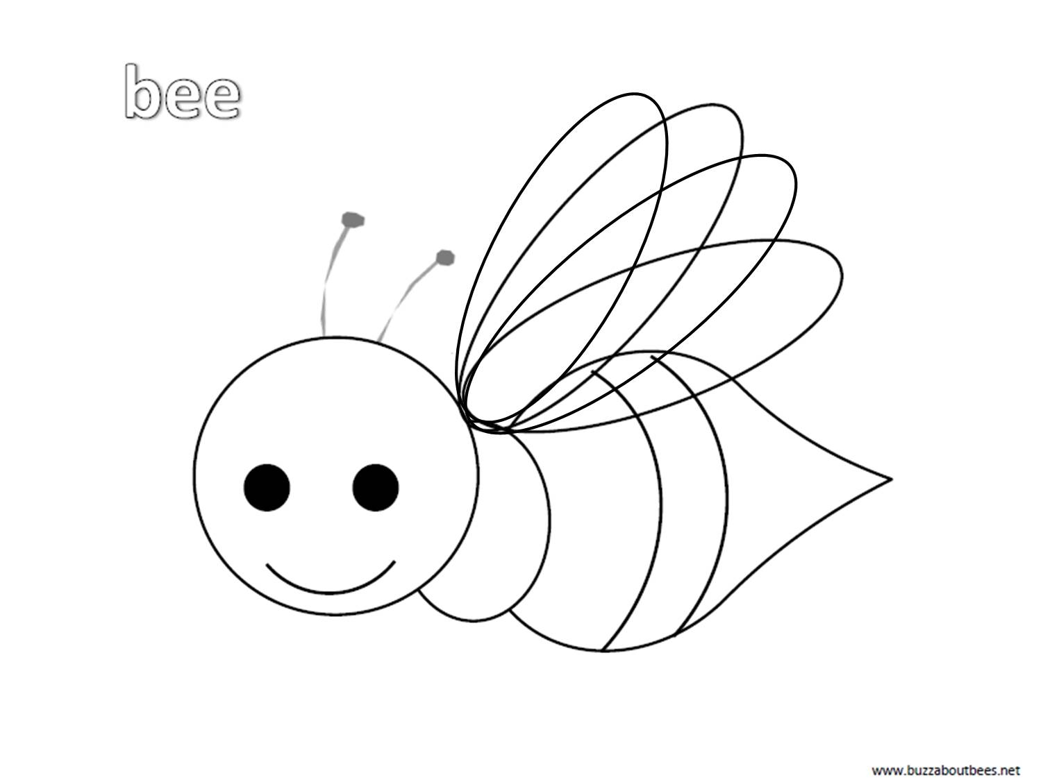 Bee Coloring Pages Free To Download And Print Bee Coloring Pages Free To Download And Print