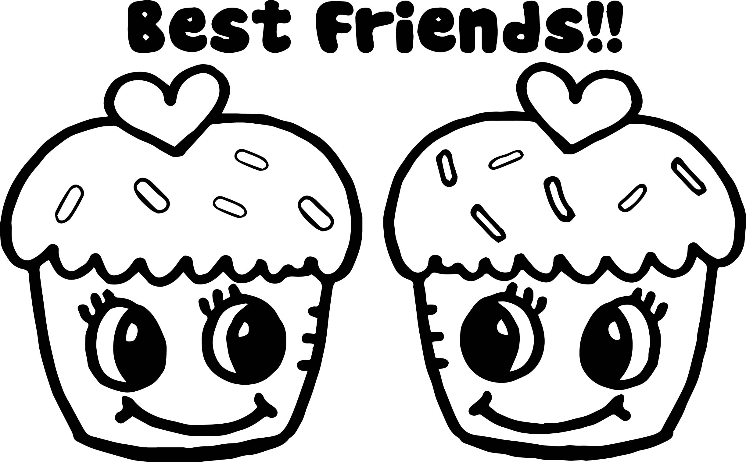 best friend coloring pages