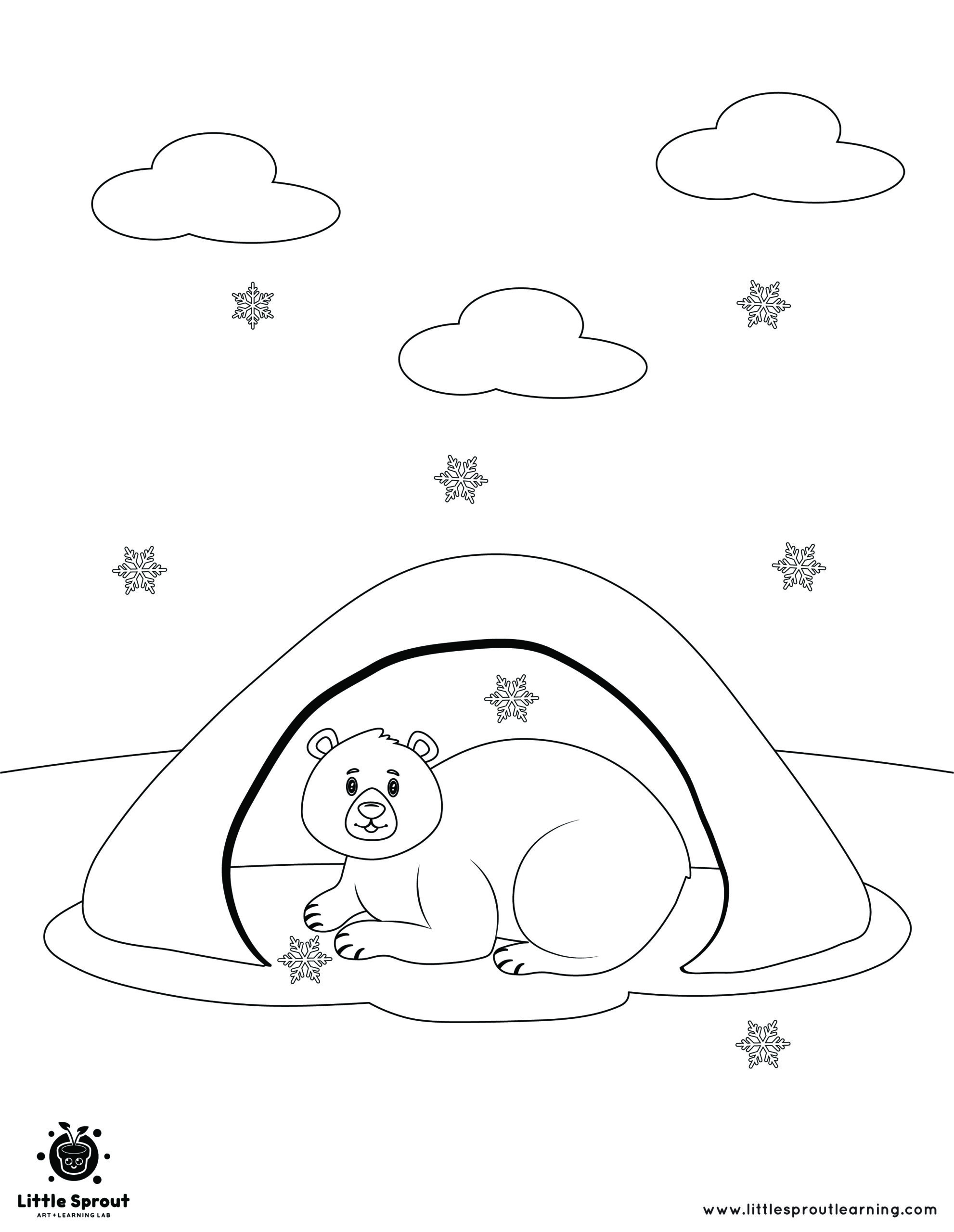 Best Hibernating Animal Coloring Pages Little Sprout Art Best Hibernating Animal Coloring Pages Little Sprout Art