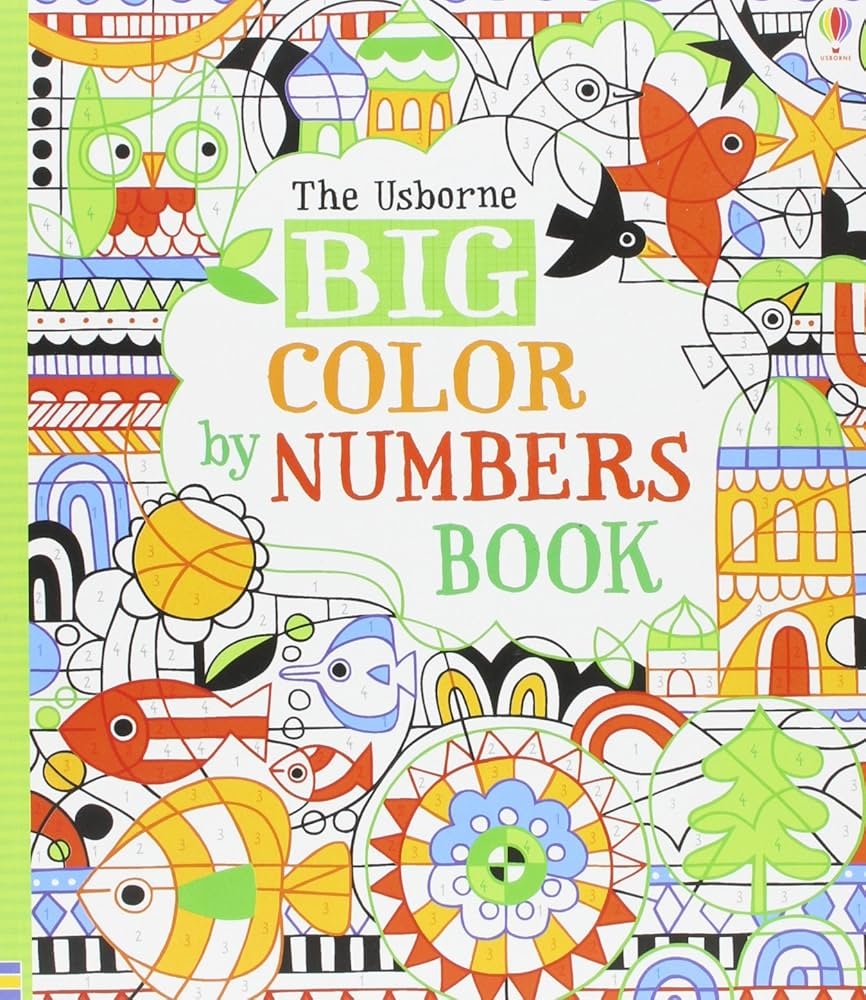 Big Color By Numbers Book 9780794516062 Amazon Books