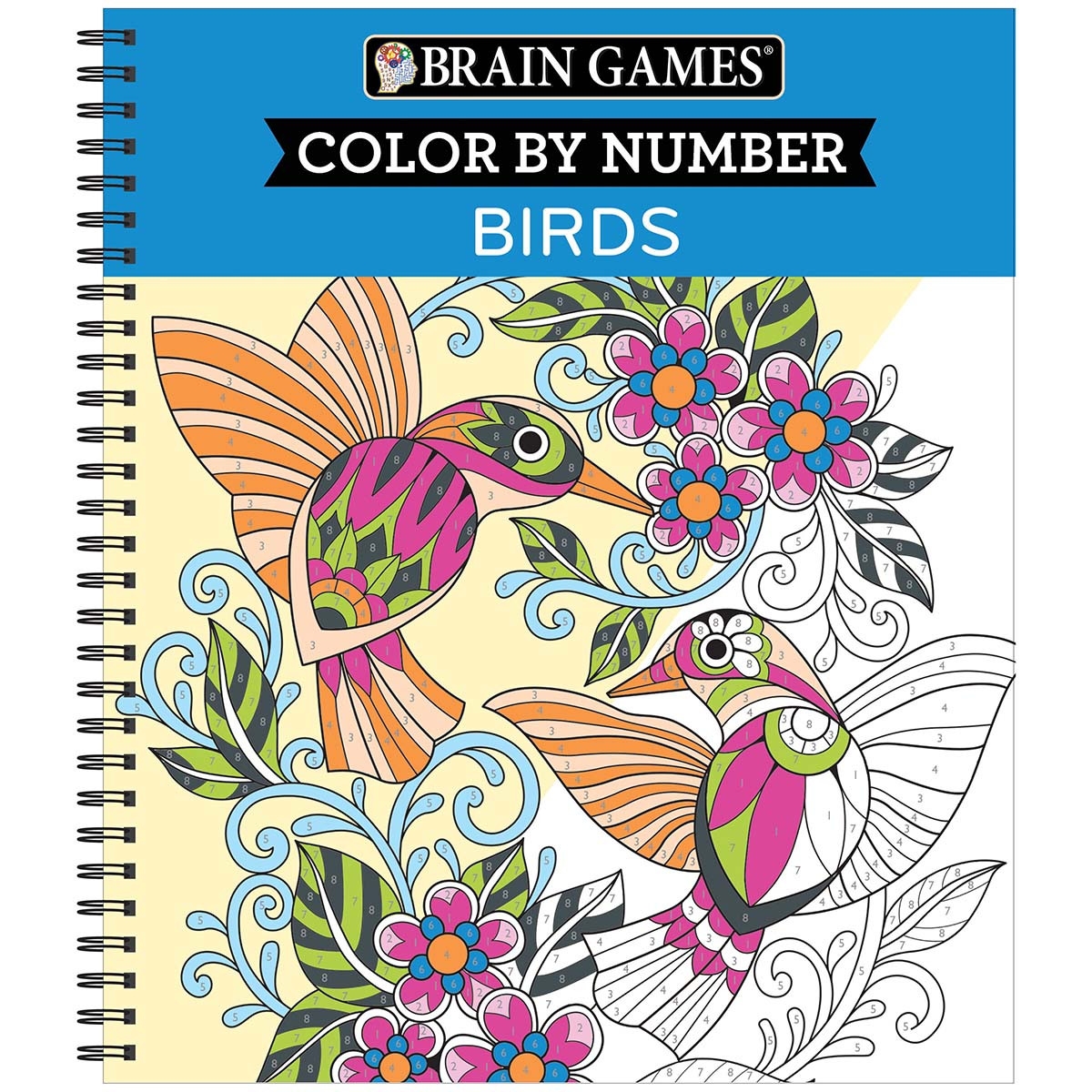 Brain Games Birds Color By Number Coloring Book