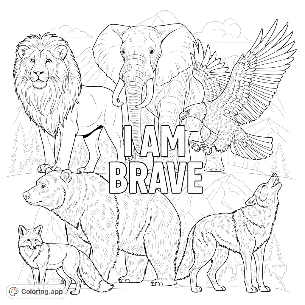 endangered animals coloring pages
