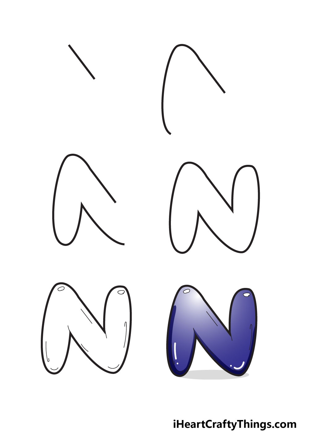 how to do a bubble letter