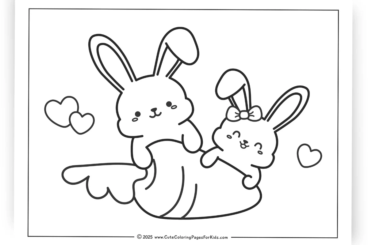 Bunny Coloring Pages Free Printable PDFs Cute Coloring Pages For Kids Bunny Coloring Pages Free Printable PDFs Cute Coloring Pages For Kids