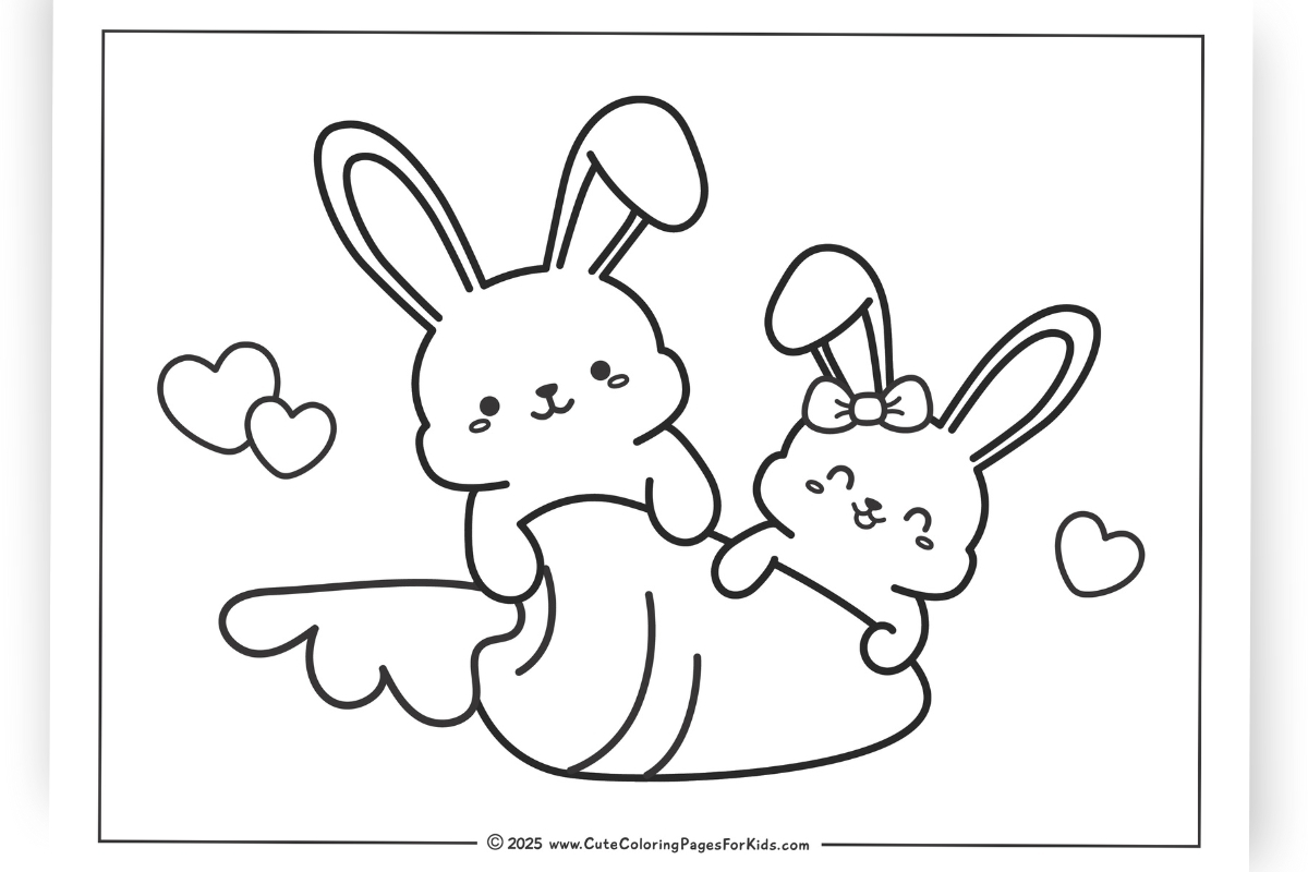 bunny coloring pages printable bunny coloring pages printable