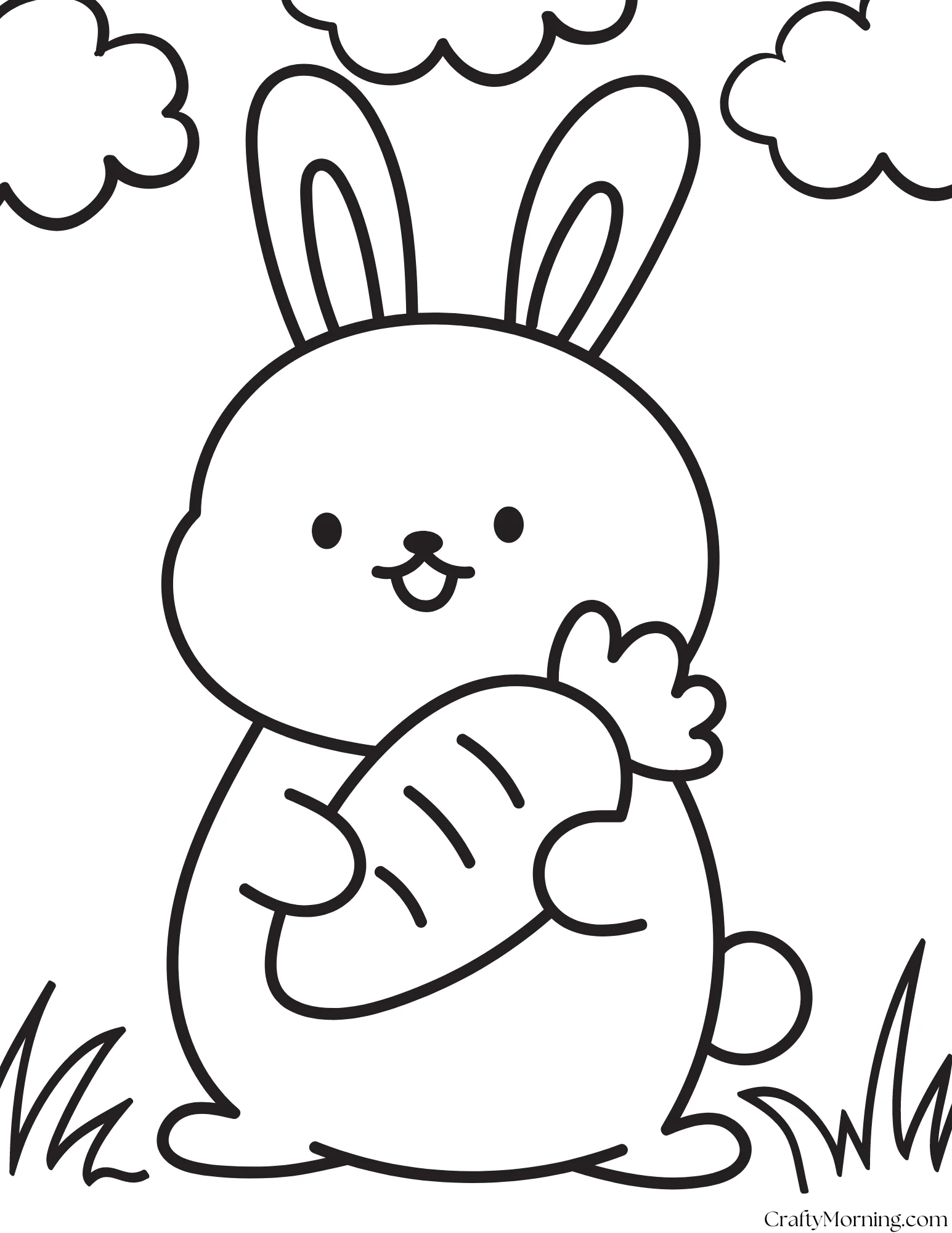 Bunny Coloring Pages To Print Crafty Morning Bunny Coloring Pages To Print Crafty Morning