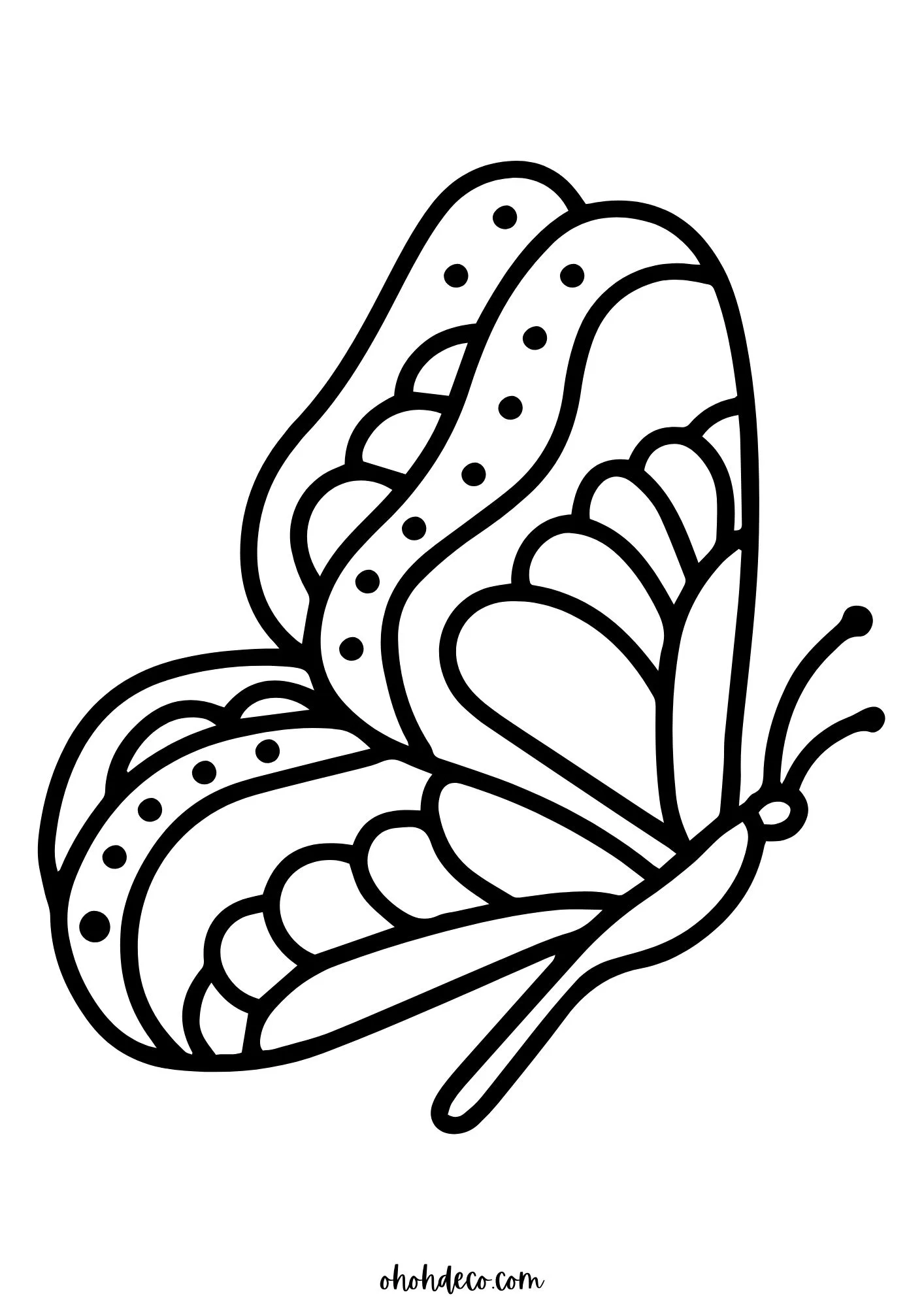 butterfly coloring pages printable