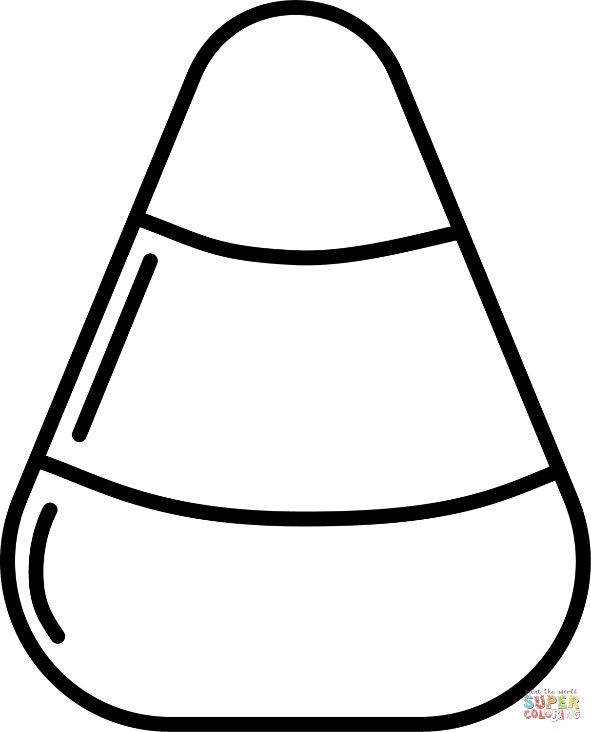 Candy Corn Coloring Page Free Printable Candy Corn Coloring Page Free Printable