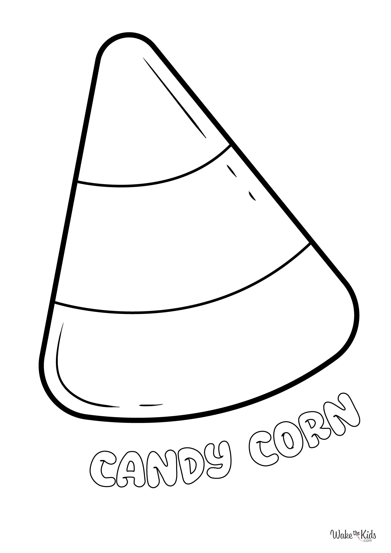 candy corn coloring page candy corn coloring page
